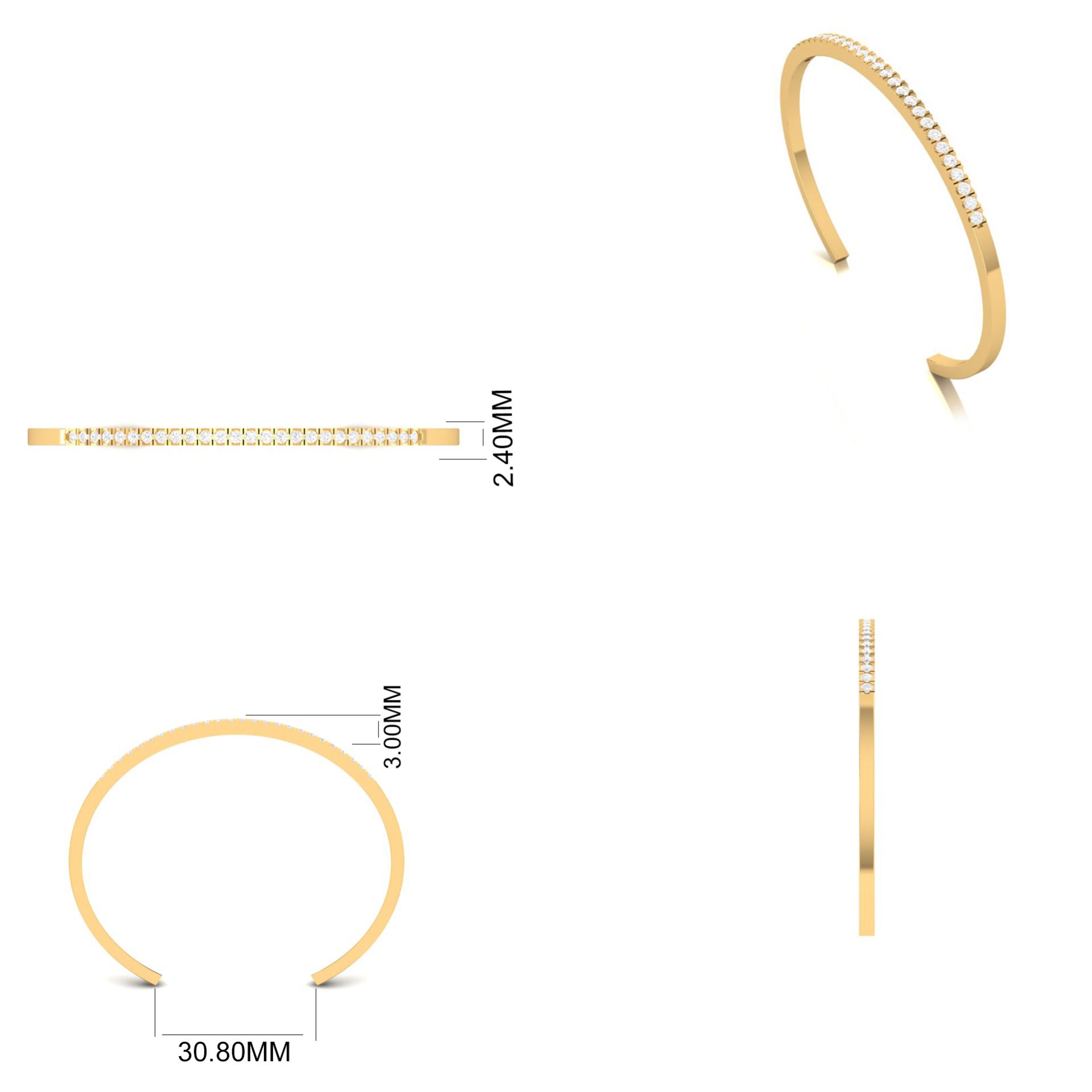 Minimalist Moissanite ...