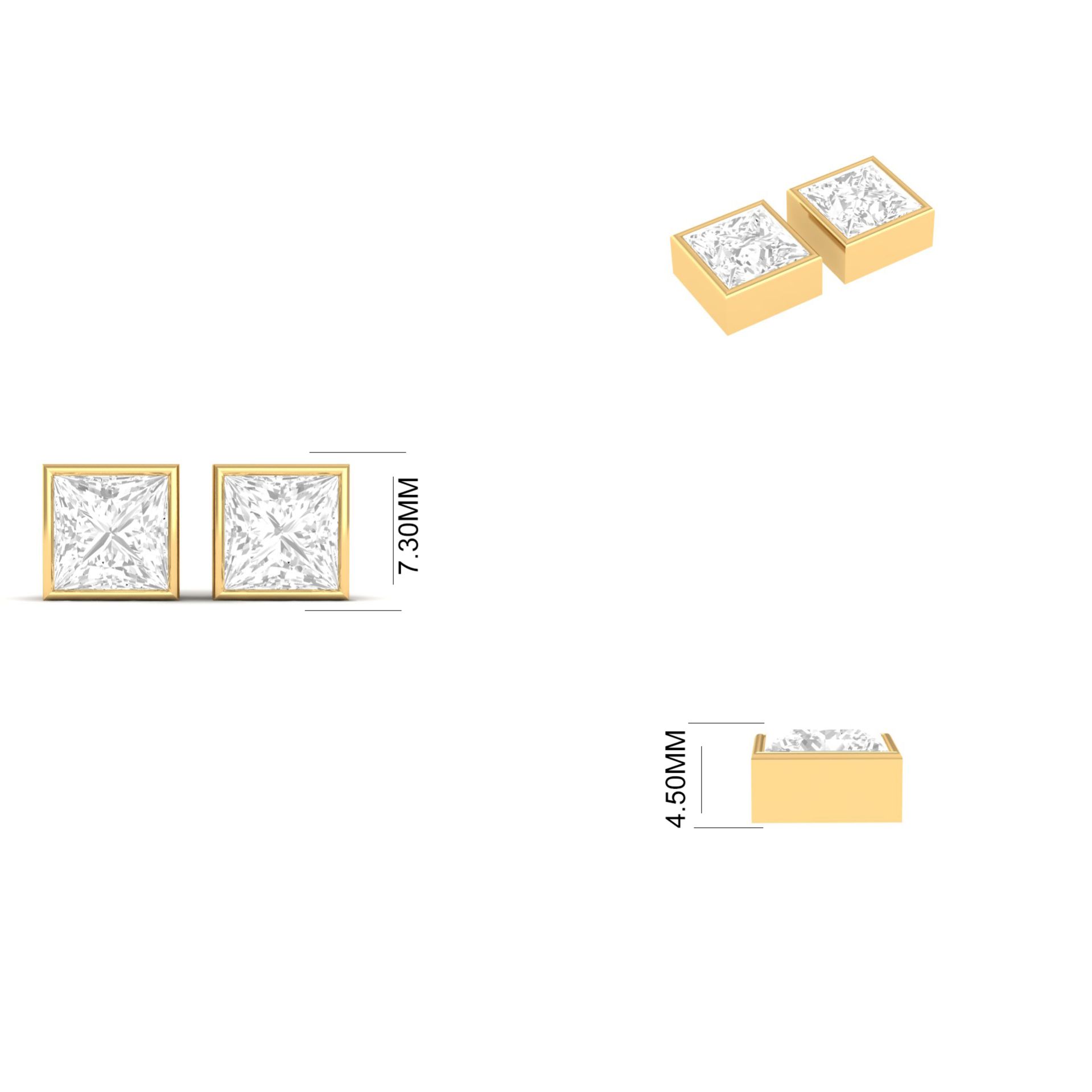 Emerald Stud Earrings ...