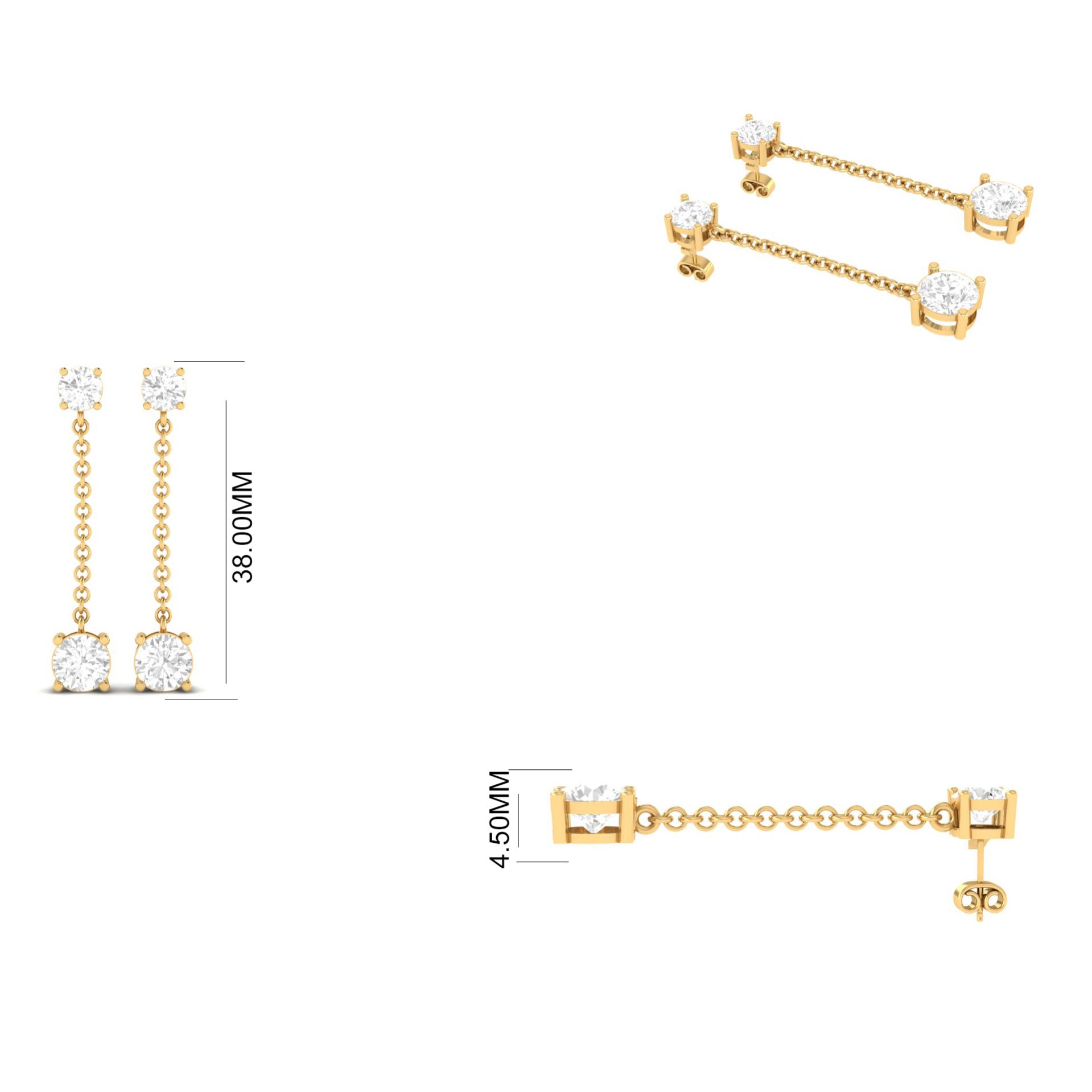 Minimalist Diamond Cha...