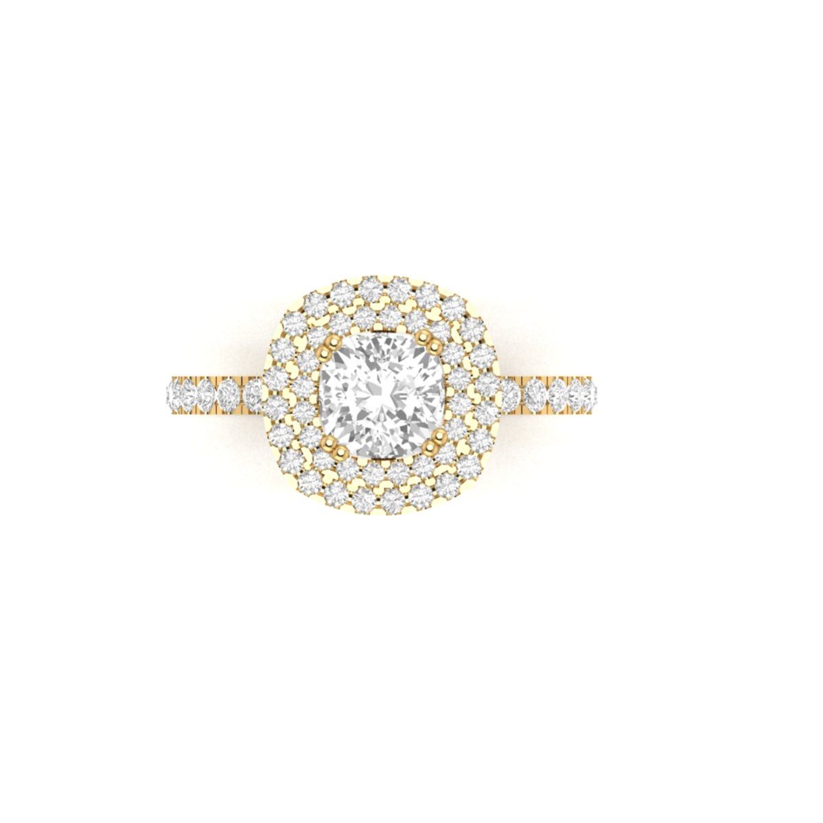 Cushion Cut Moissanite...