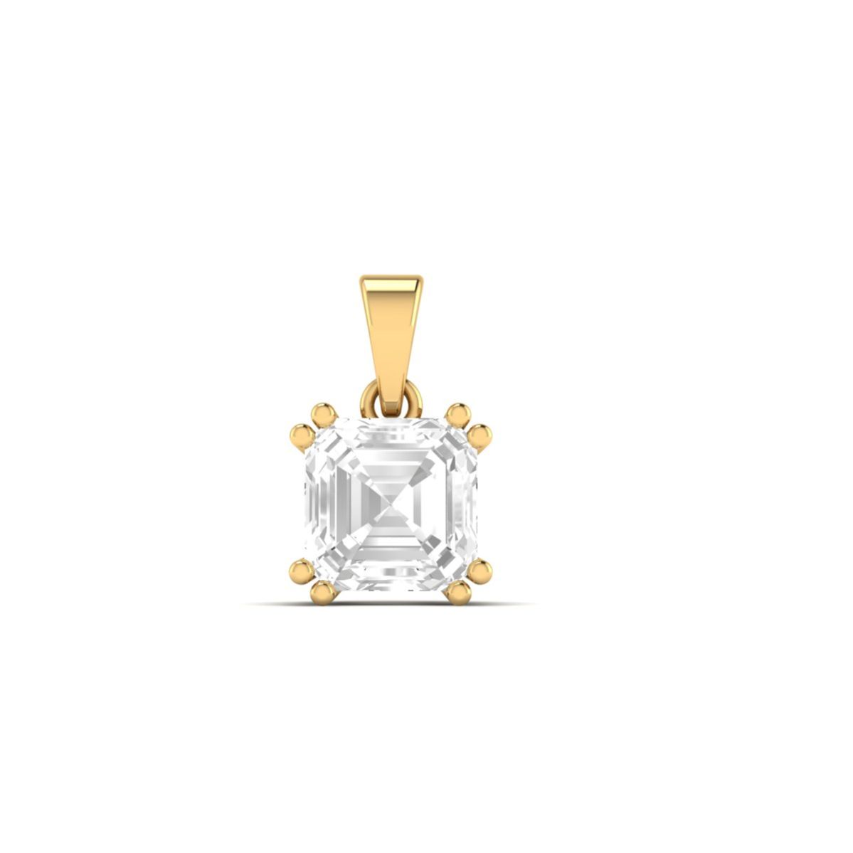 Asscher Cut Solitaire ...