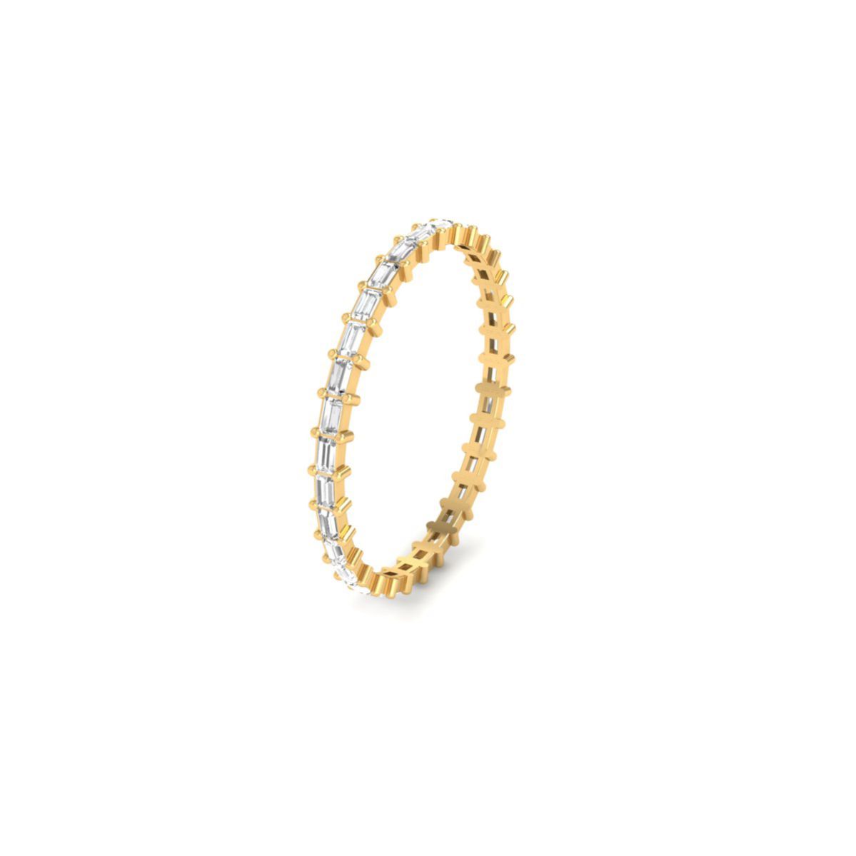 Baguette Cut Moissanit...