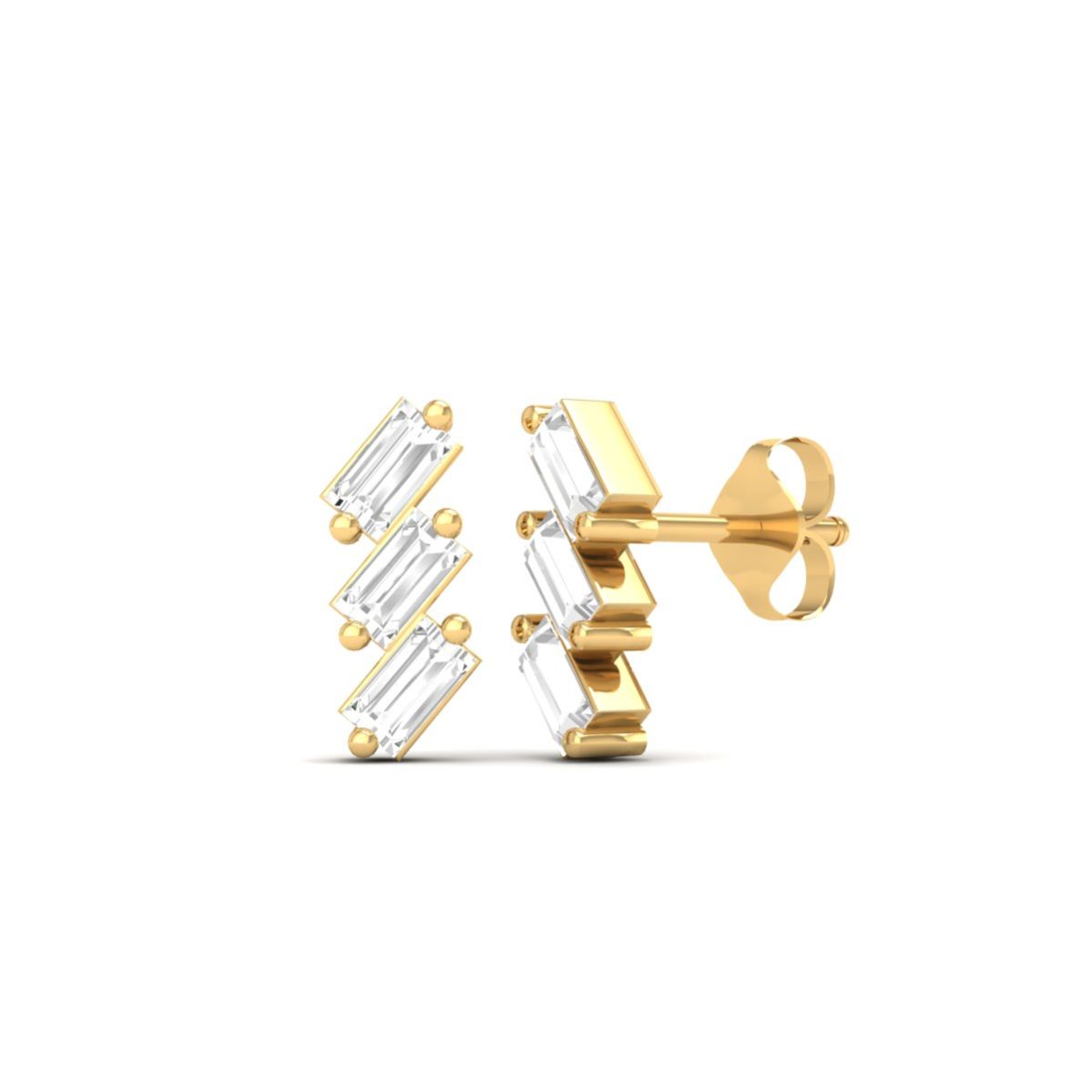 Baguette Moissanite St...