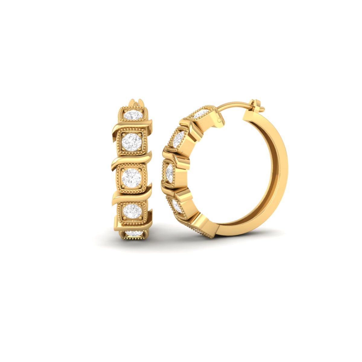 Geometric Moissanite H...