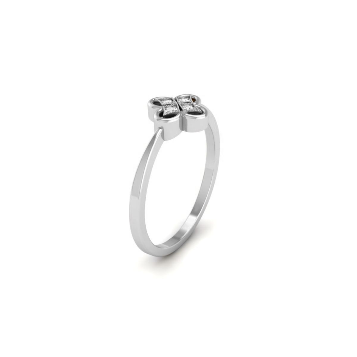 Flower Shape Engagemen...