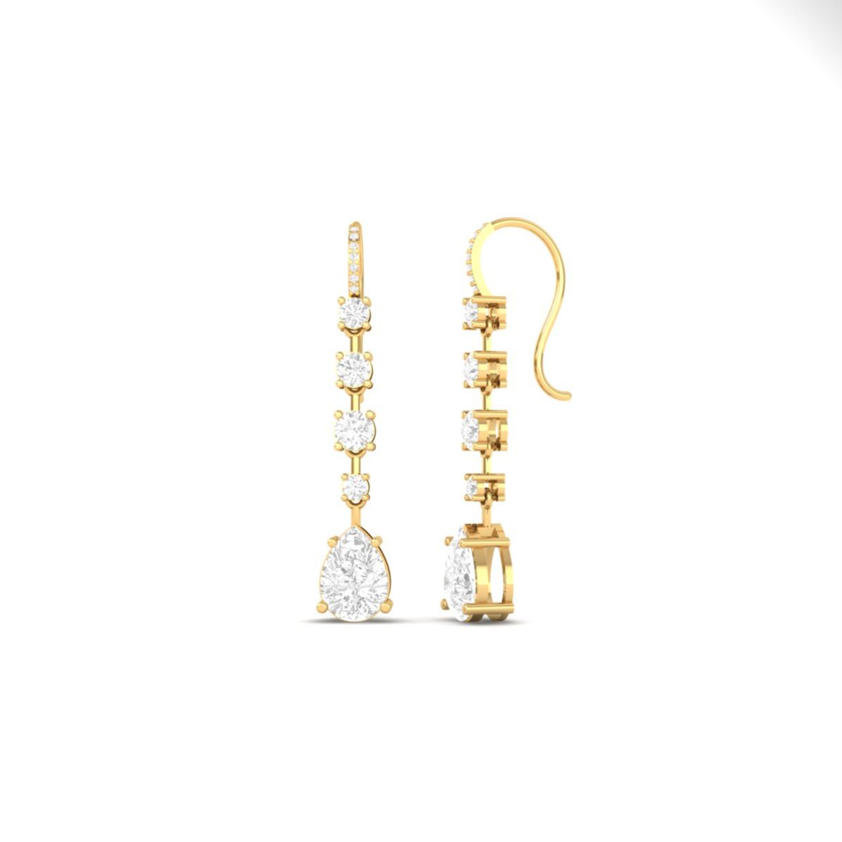 Long Teardrop Diamond ...