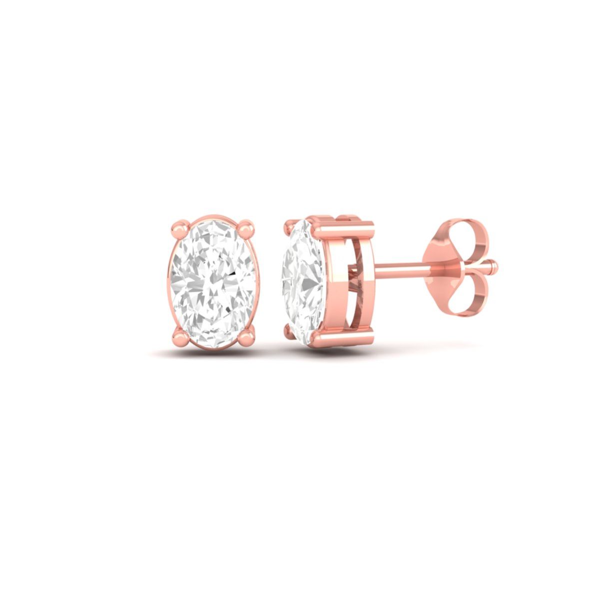 Oval Solitaire Diamond...