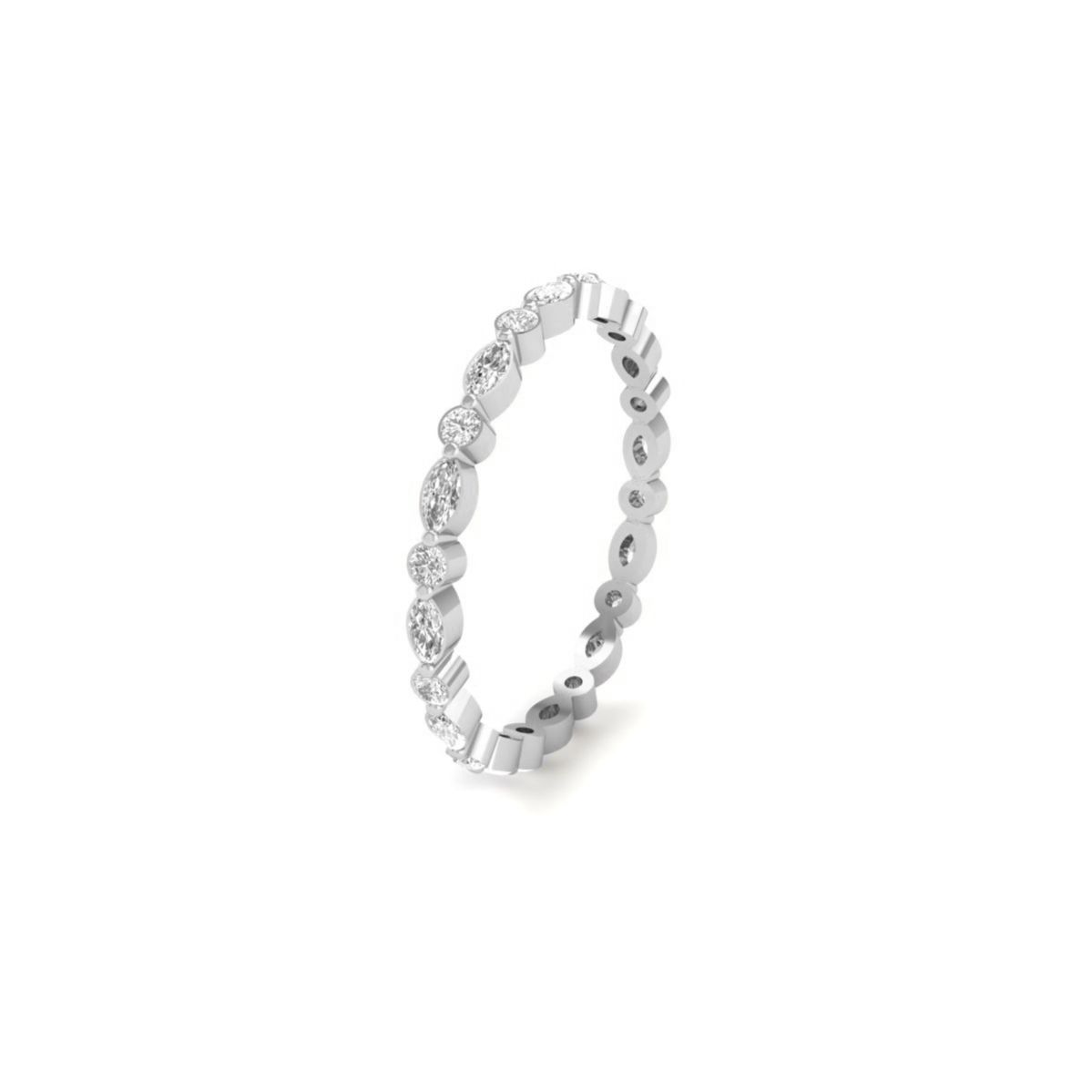 Marquise Cut Moissanit...