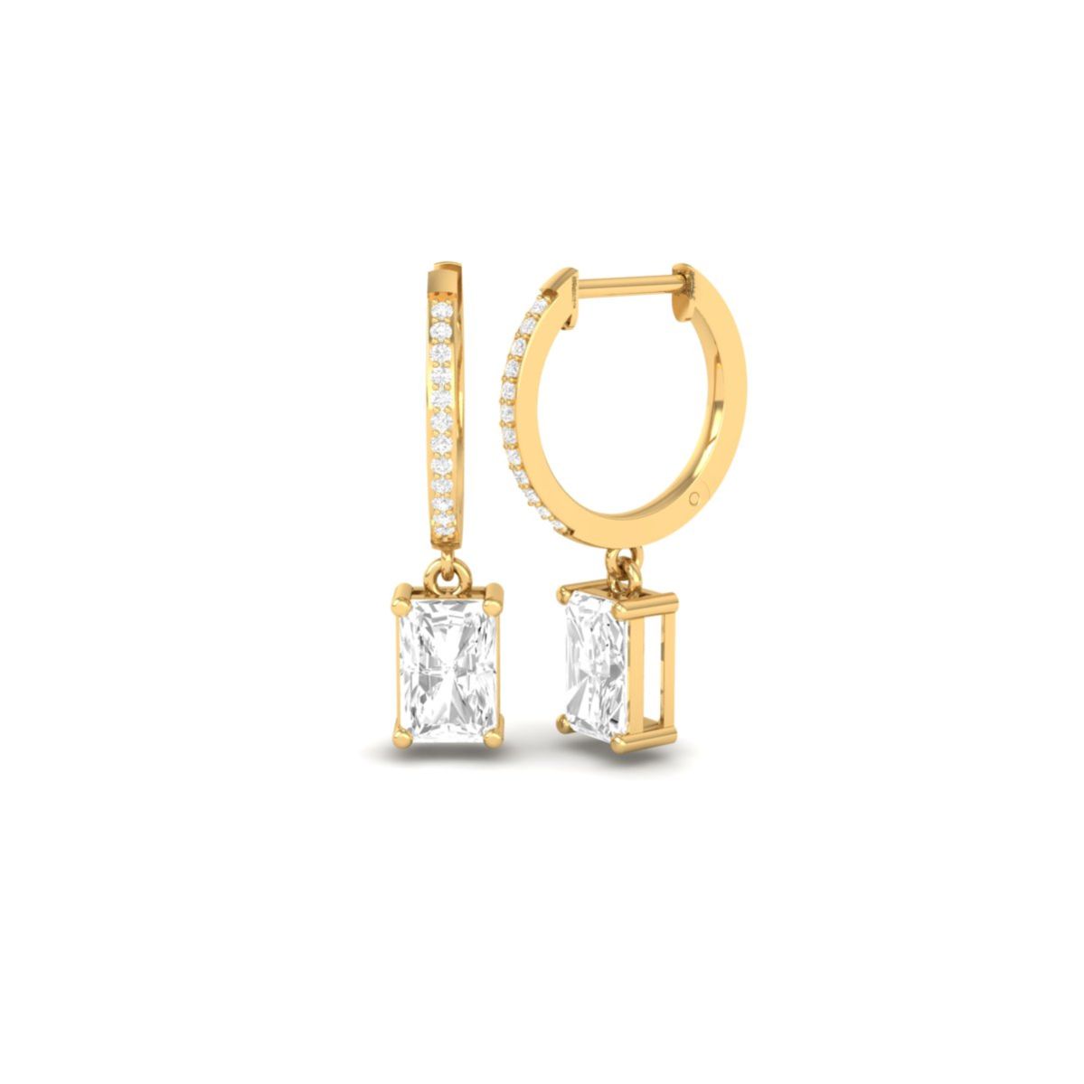 Radiant Cut Moissanite...