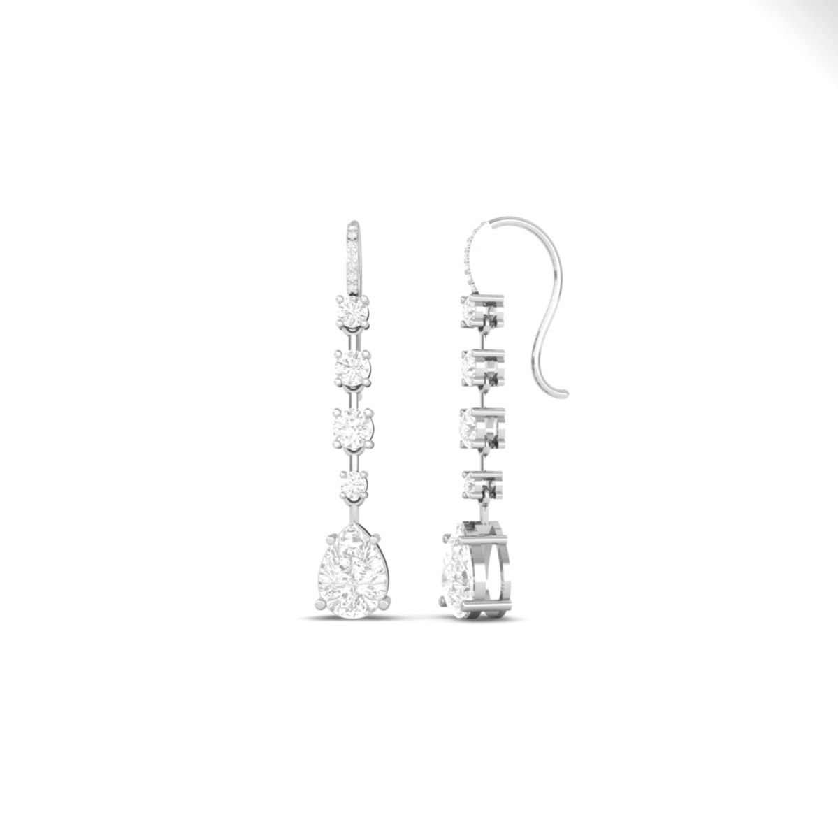 Long Teardrop Diamond ...