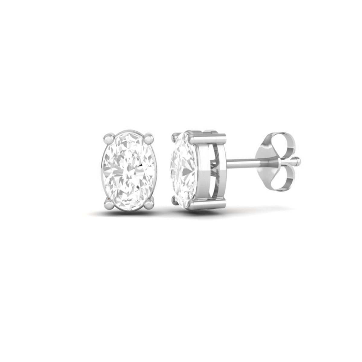 Oval Solitaire Diamond...