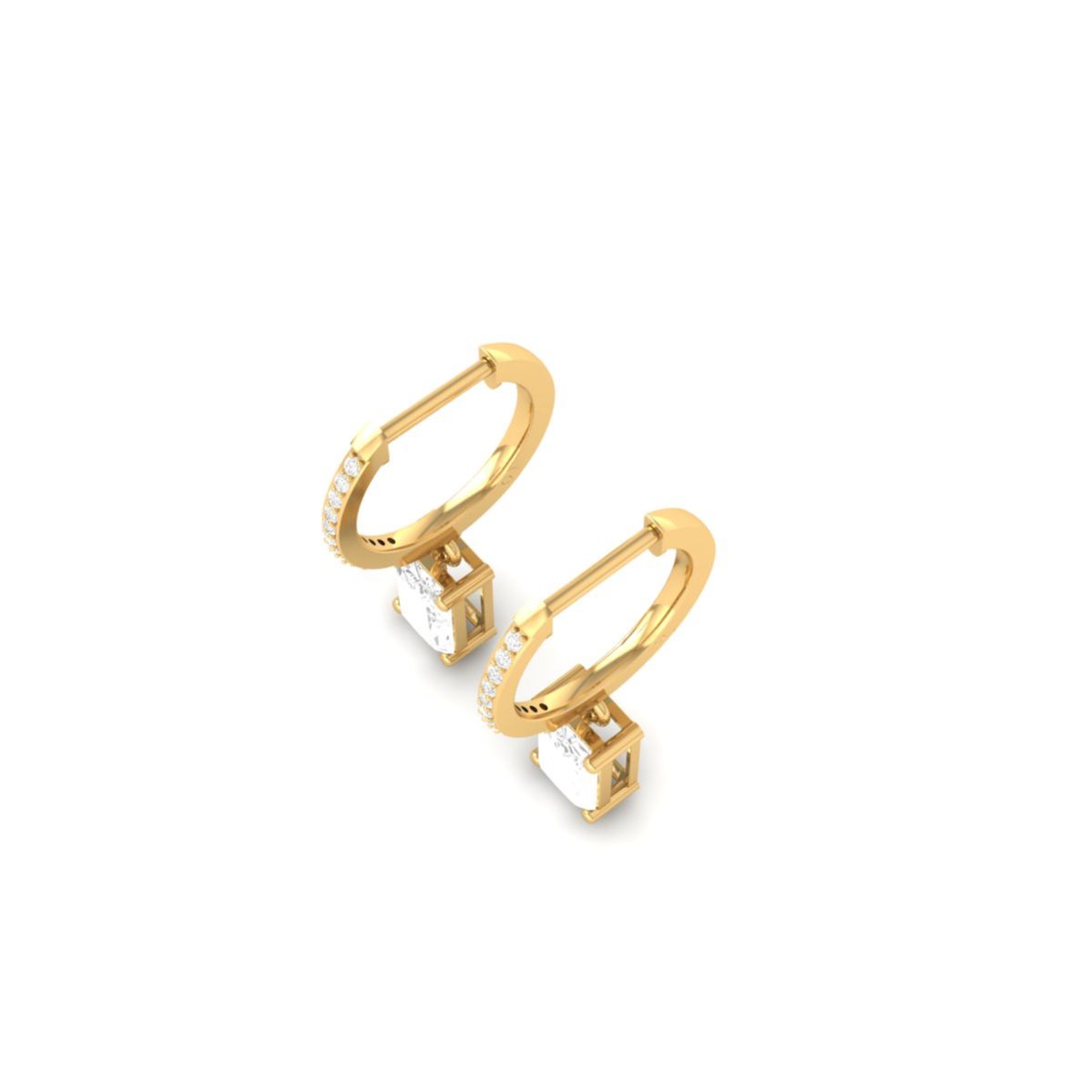 Radiant Cut Moissanite...