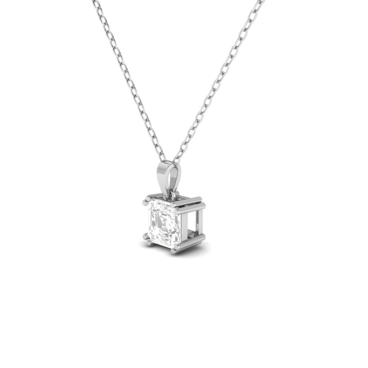 Asscher Cut Solitaire ...