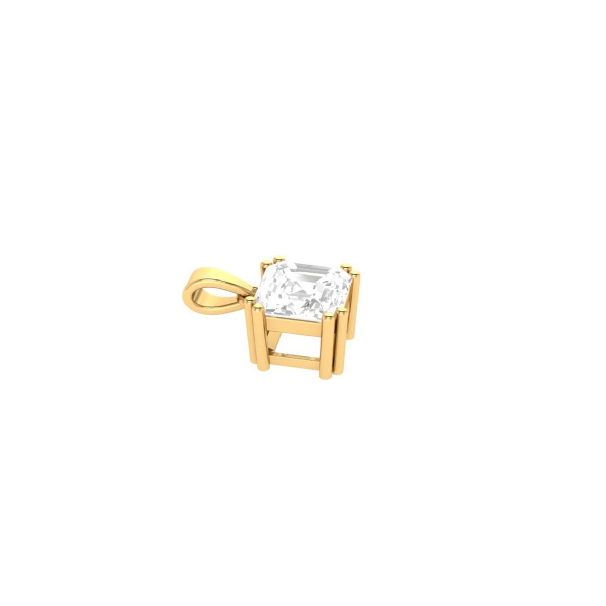 Asscher Cut Solitaire ...