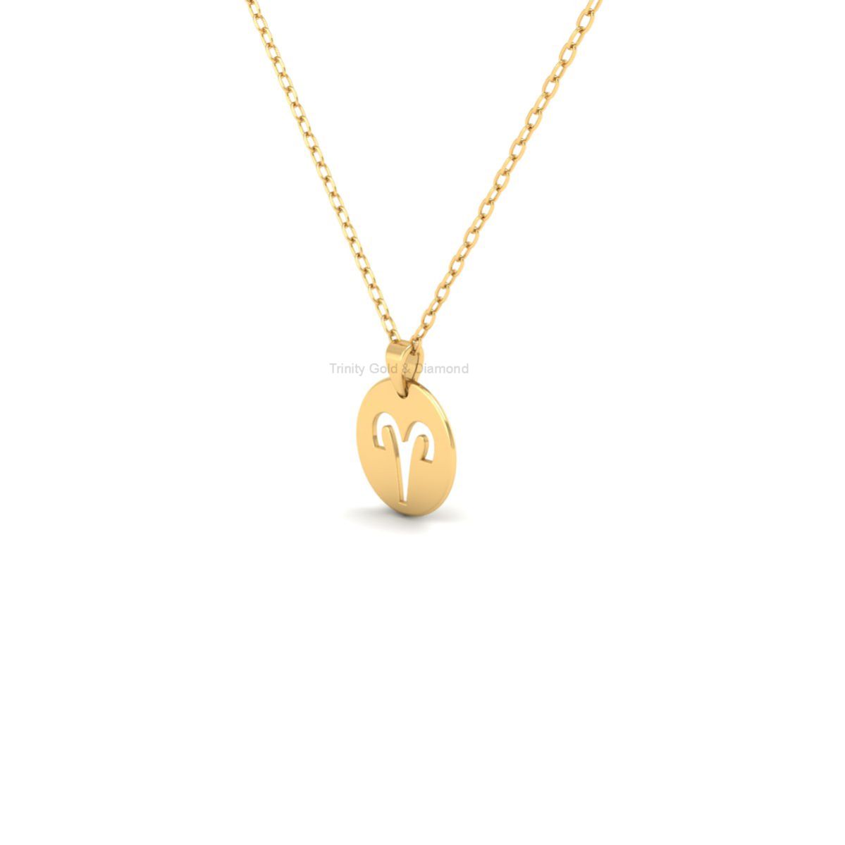 Aries Zodiac Pendant N...