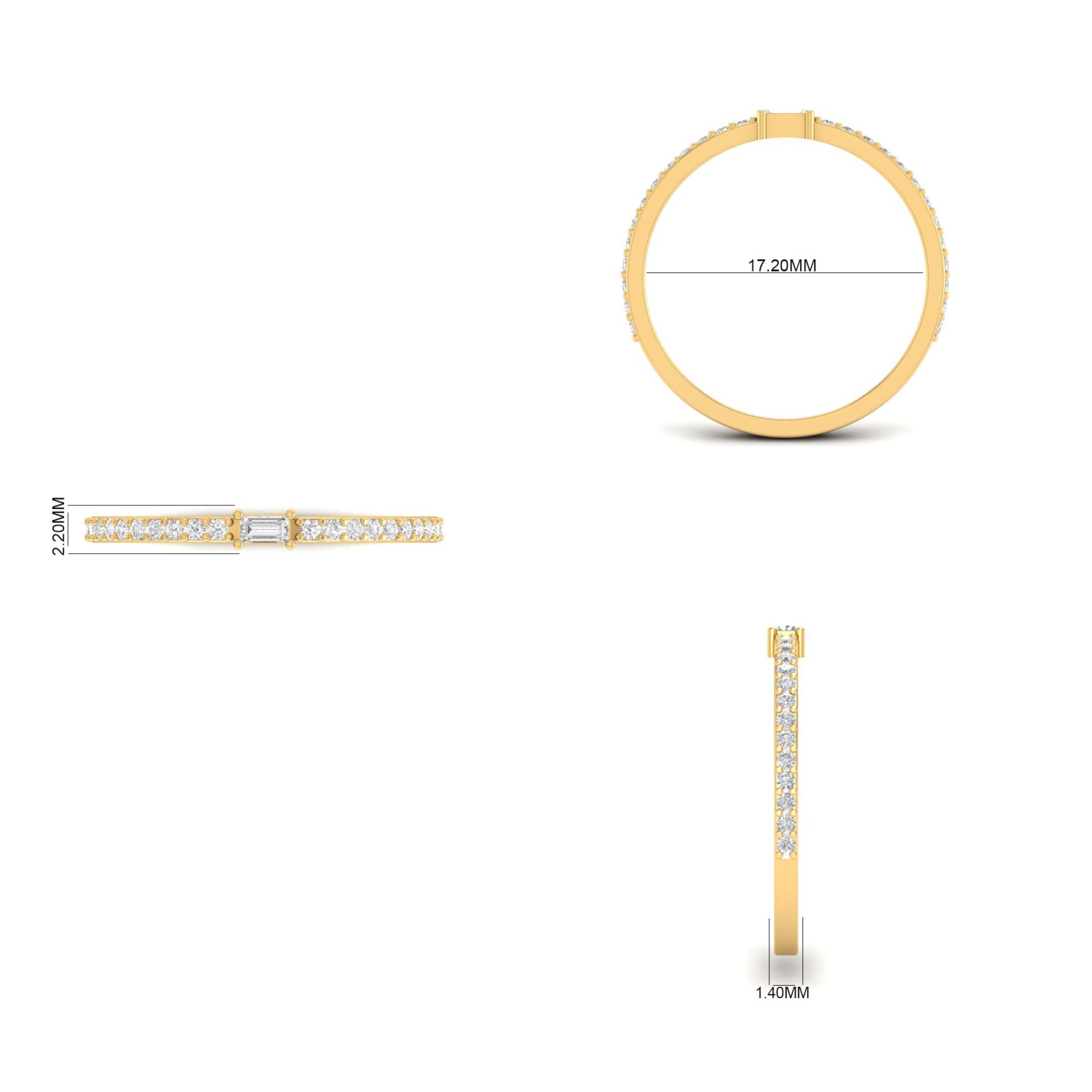 Baguette and Round Cut...