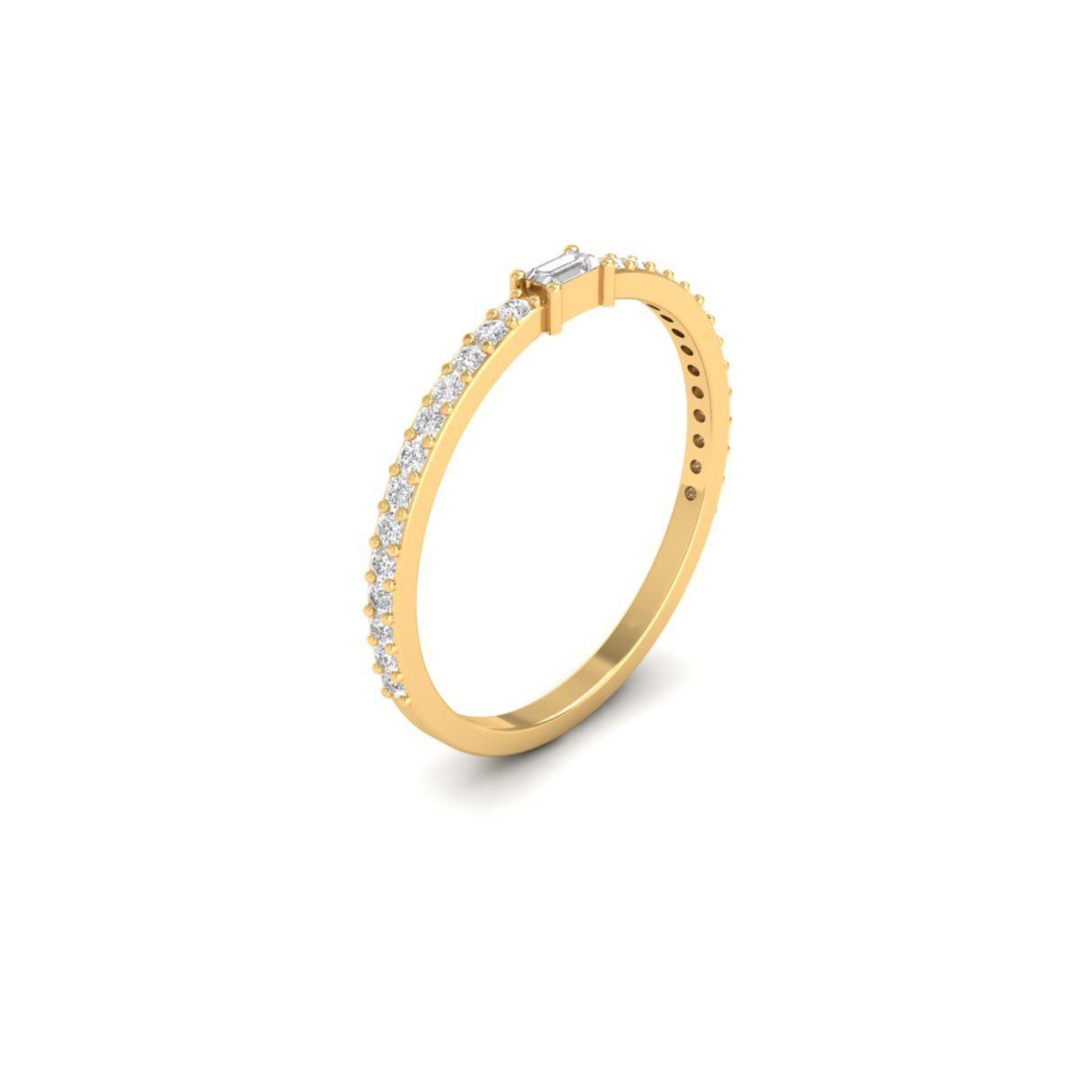 Baguette and Round Cut...