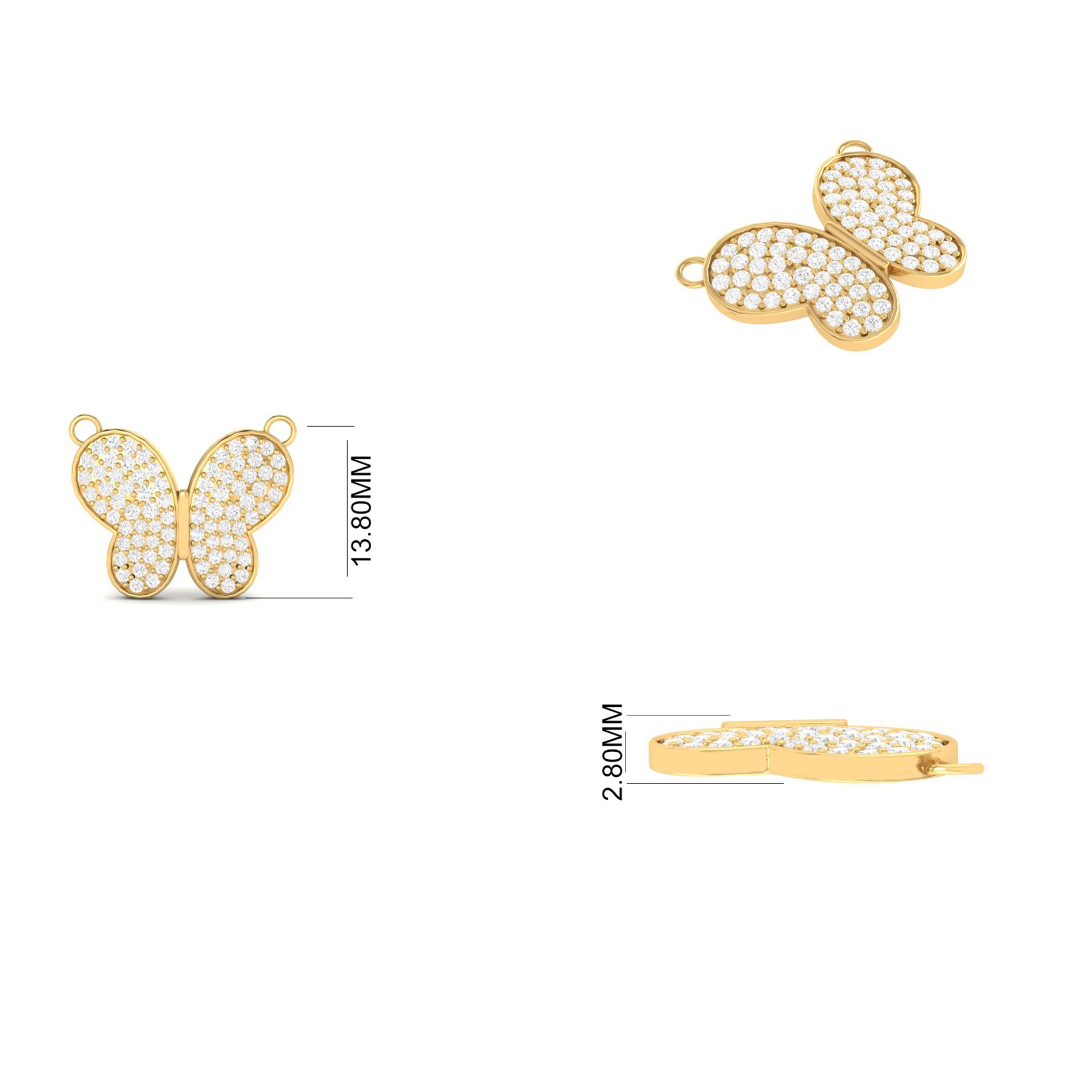 Butterfly Moissanite P...