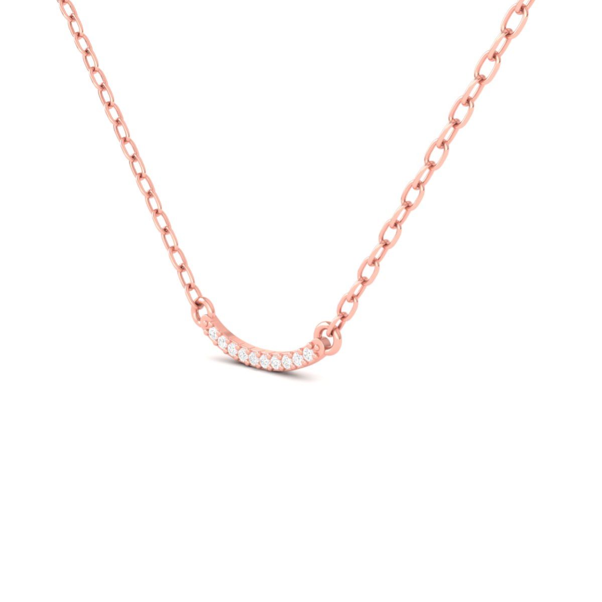 Curved Moissanite Bar ...