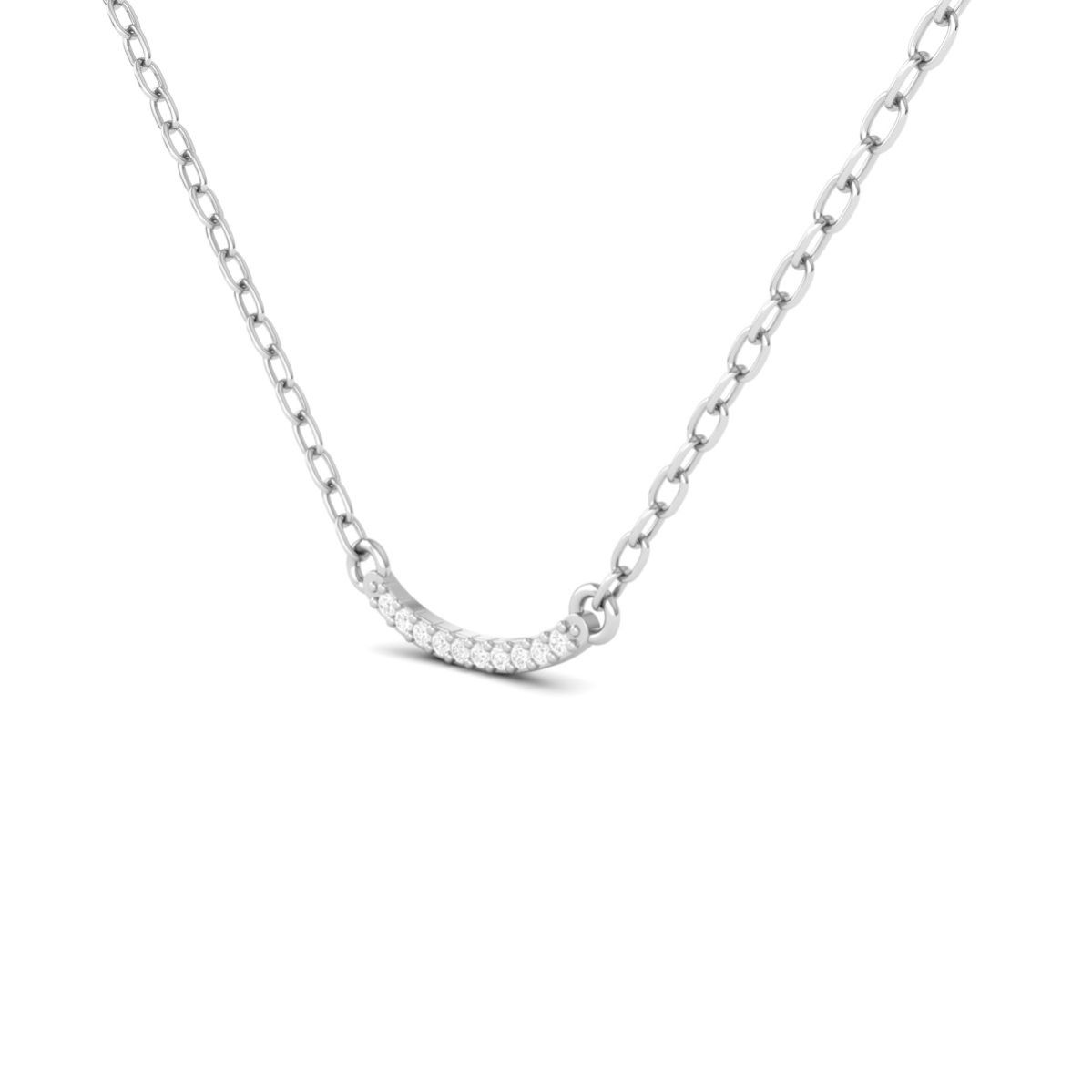 Curved Moissanite Bar ...