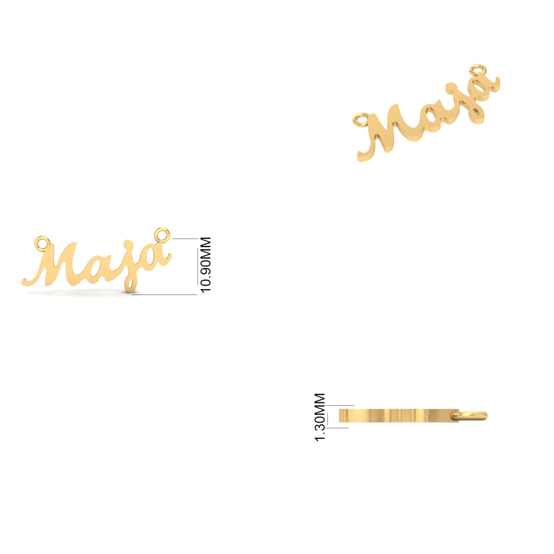 Personalized Gold Name...