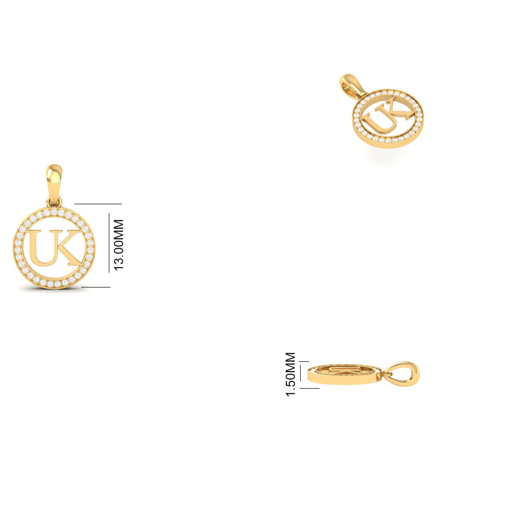 Custom UK Initial Pend...