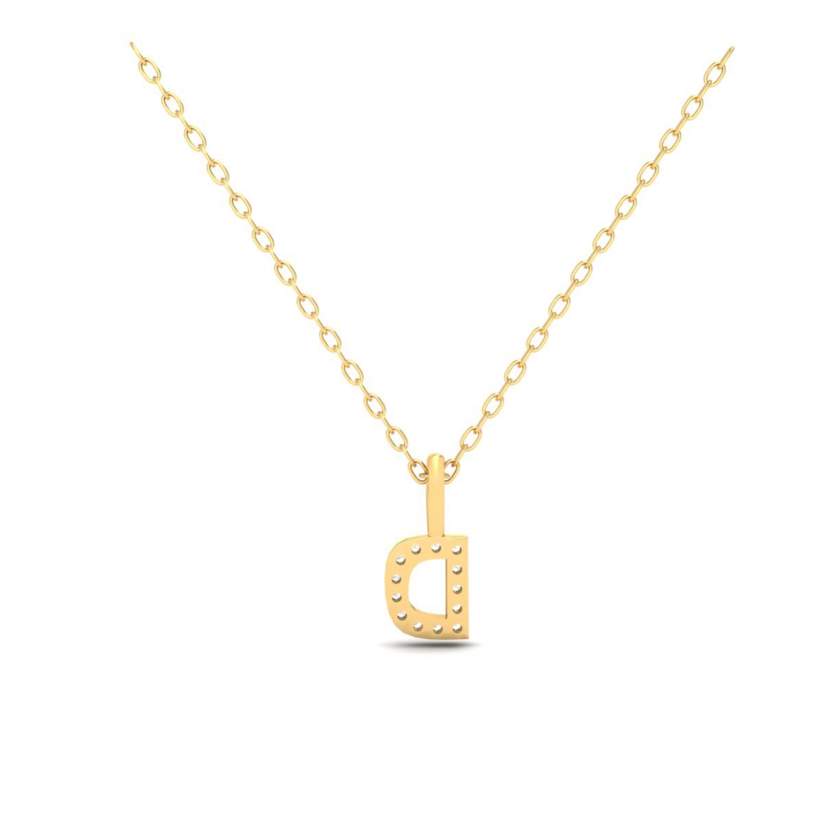 D Initial Diamond Pend...