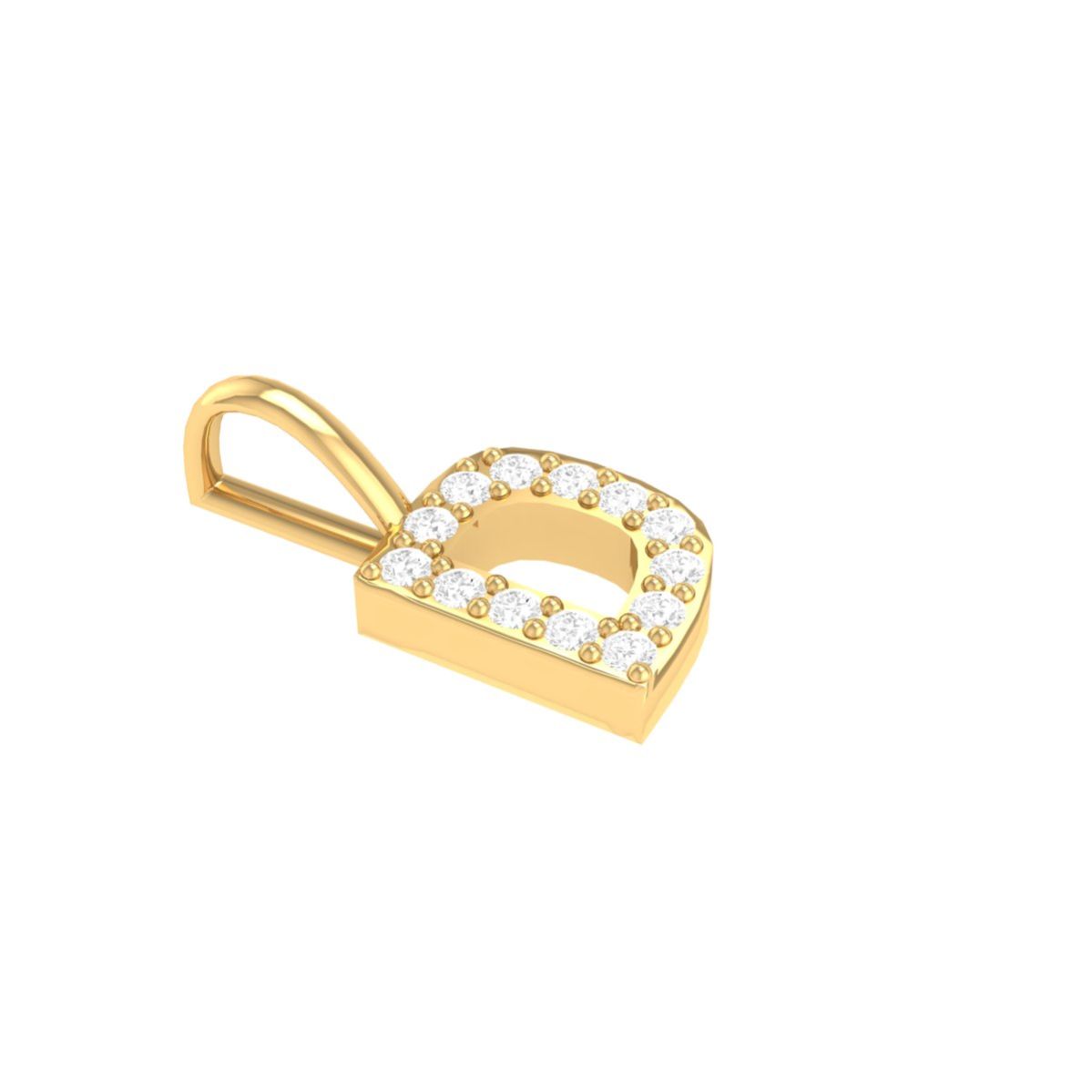 D Initial Diamond Pend...