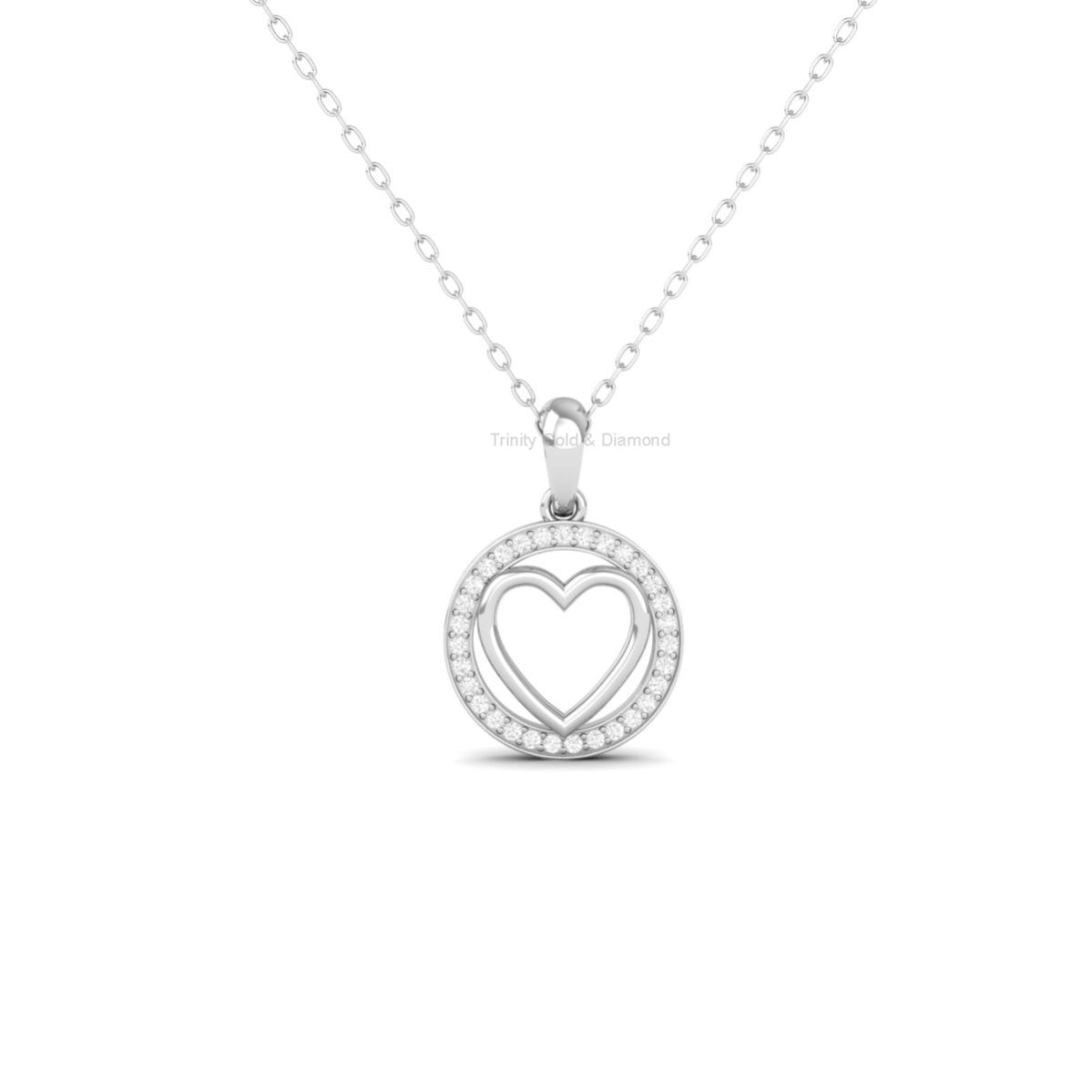 Dainty Heart Shaped Ci...
