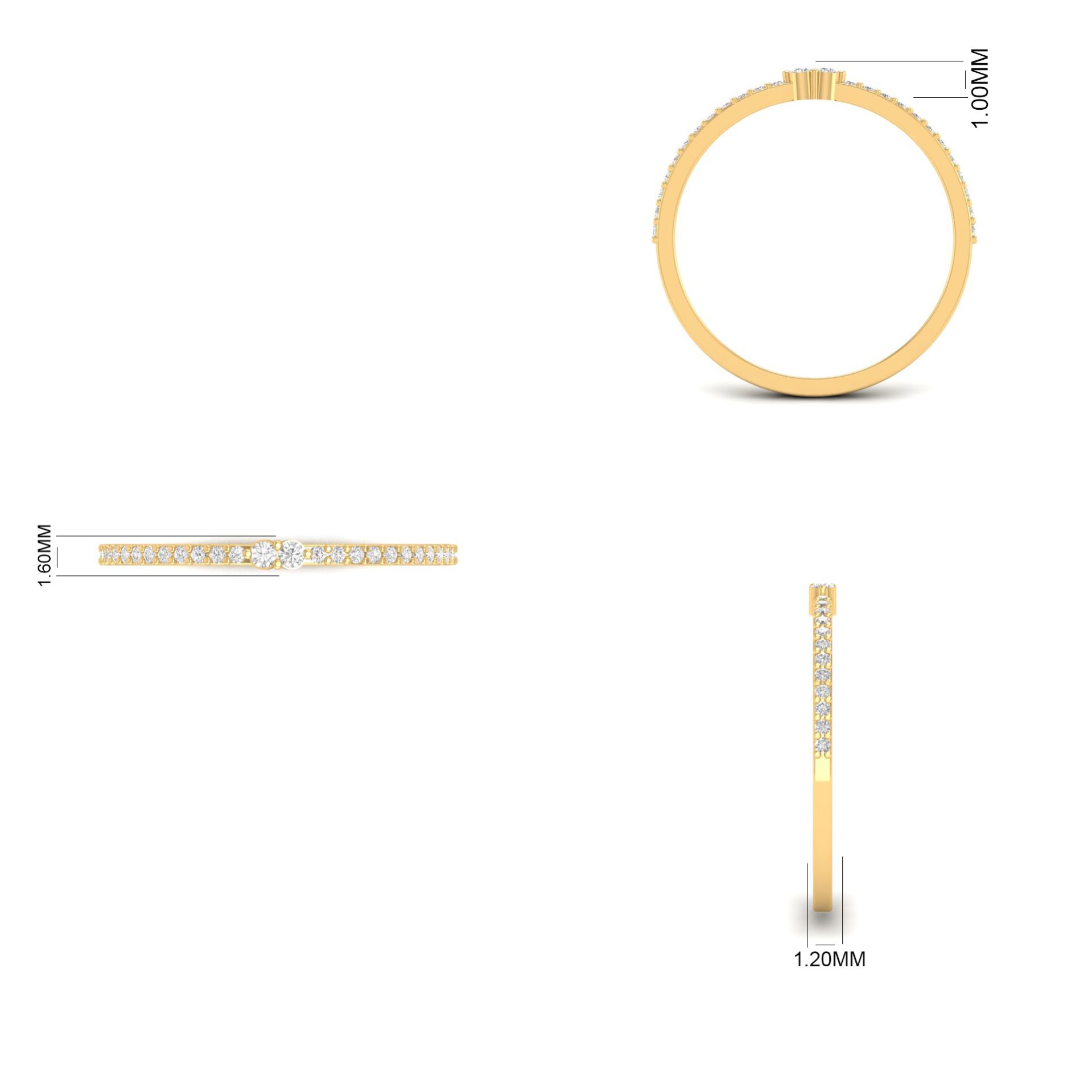 Double Stone Accent Mo...