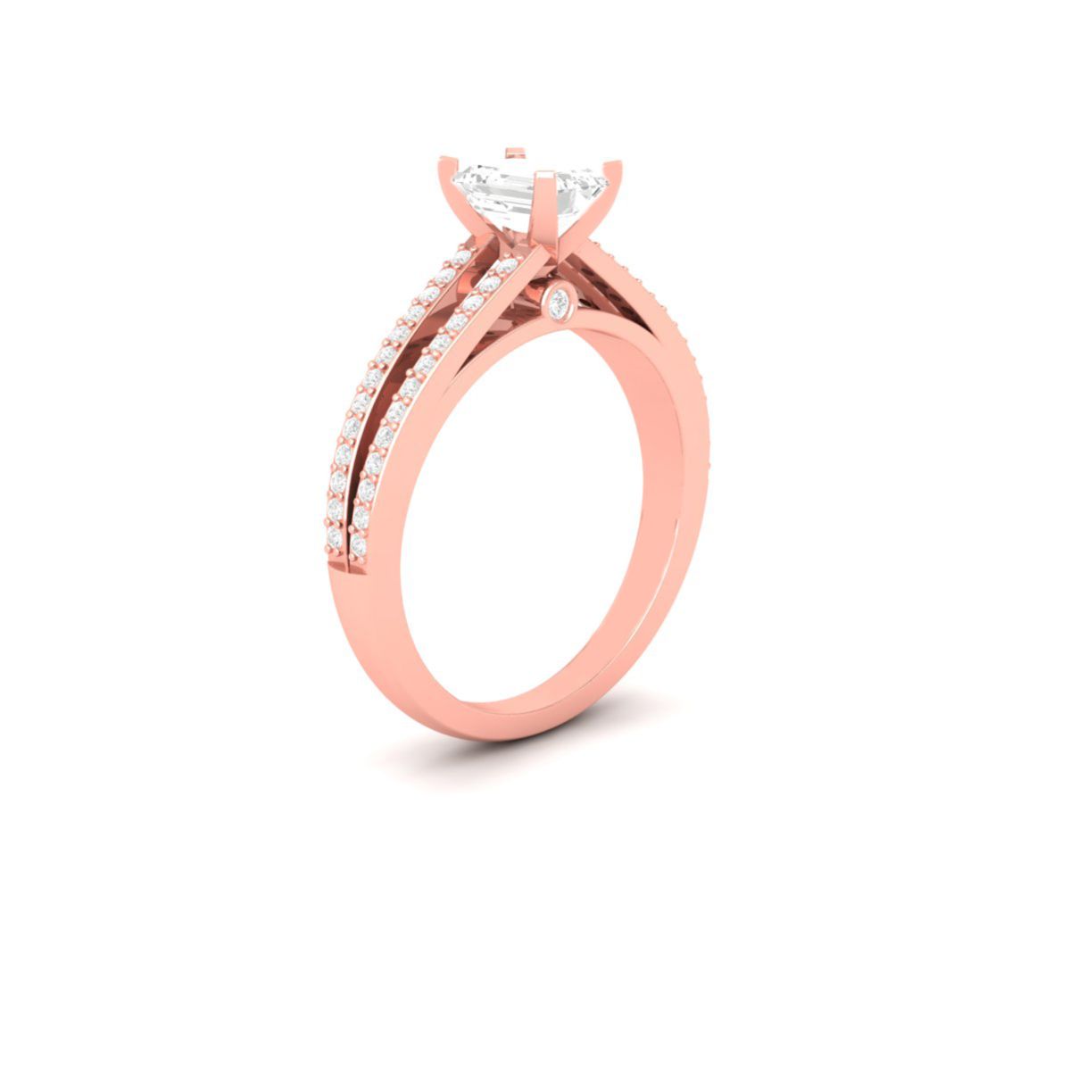 Emerald And Round Cut ...