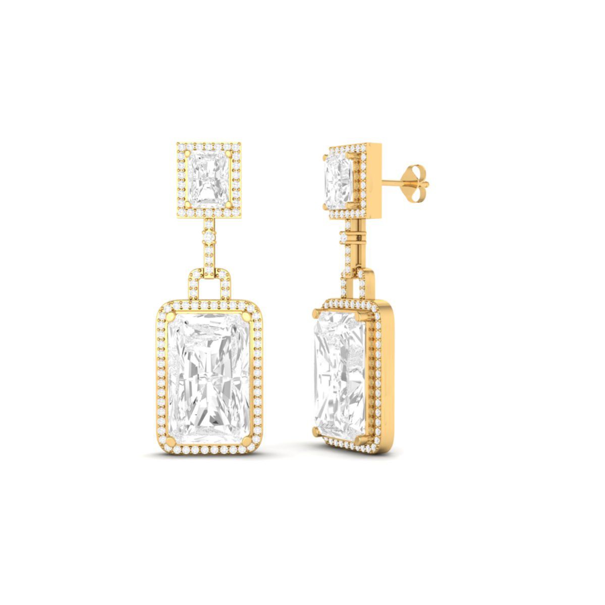 Emerald Cut Moissanite...