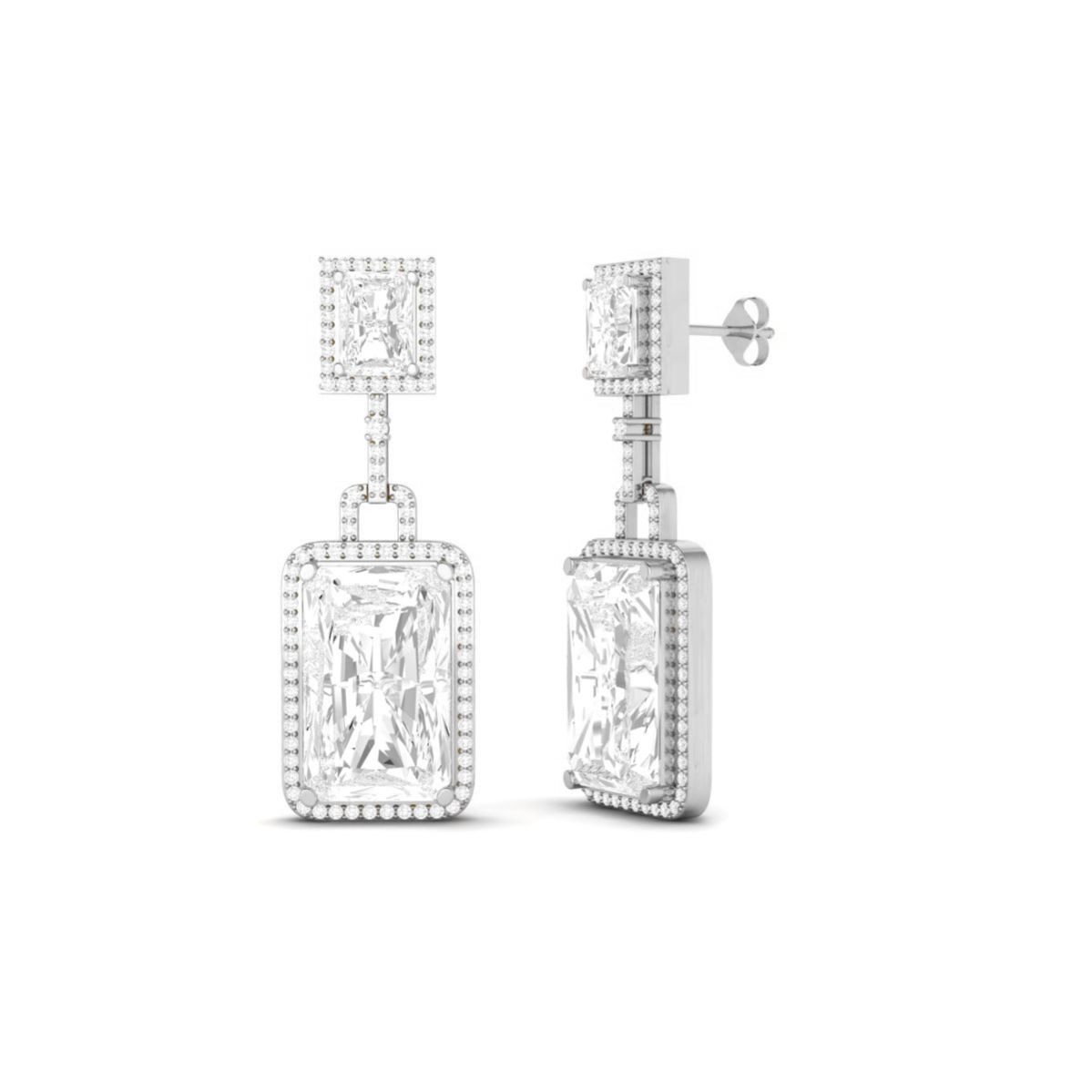 Emerald Cut Moissanite...