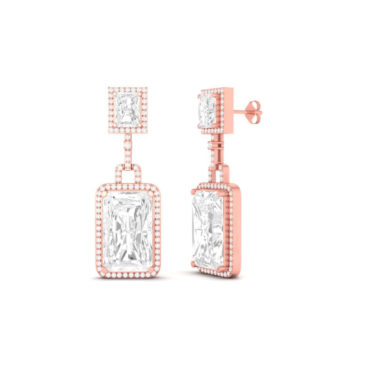 Emerald Cut Moissanite...