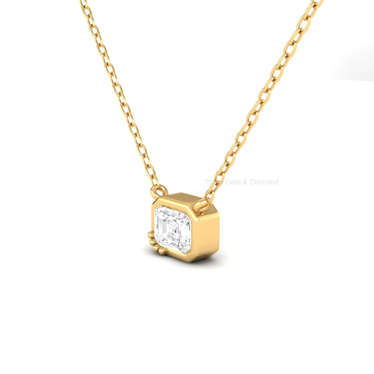 Emerald Cut Moissanite...