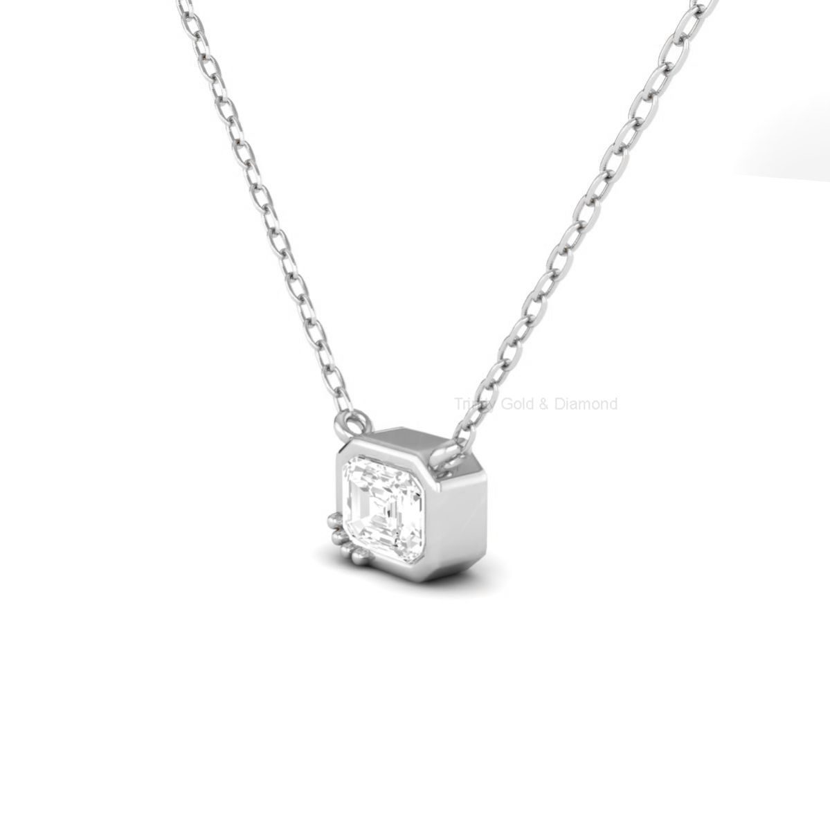 Emerald Cut Moissanite...