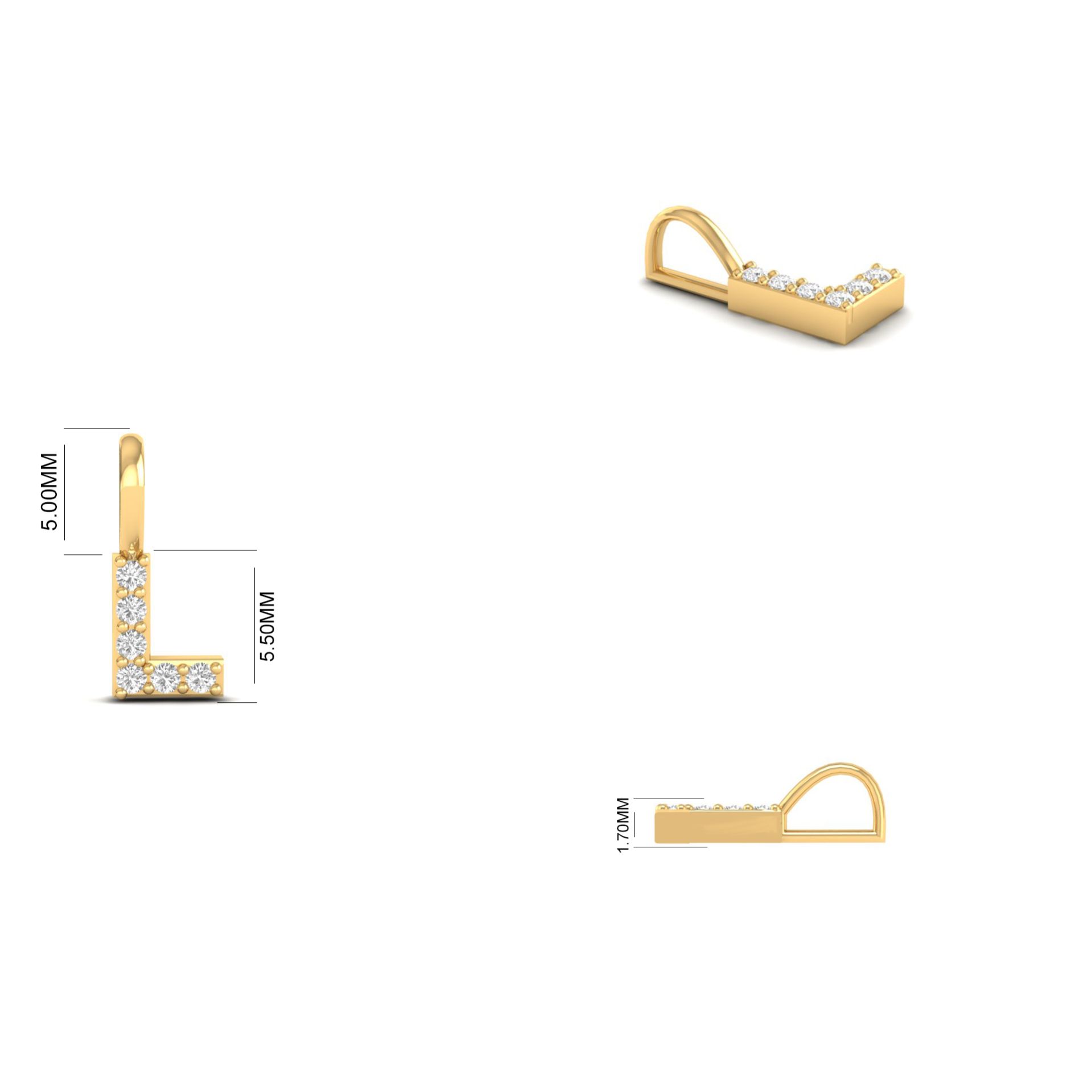 Initial L Diamond Pend...