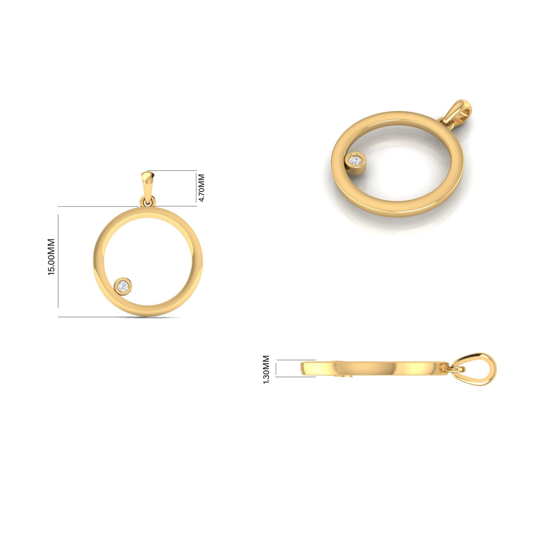 Minimalist Circle Mois...