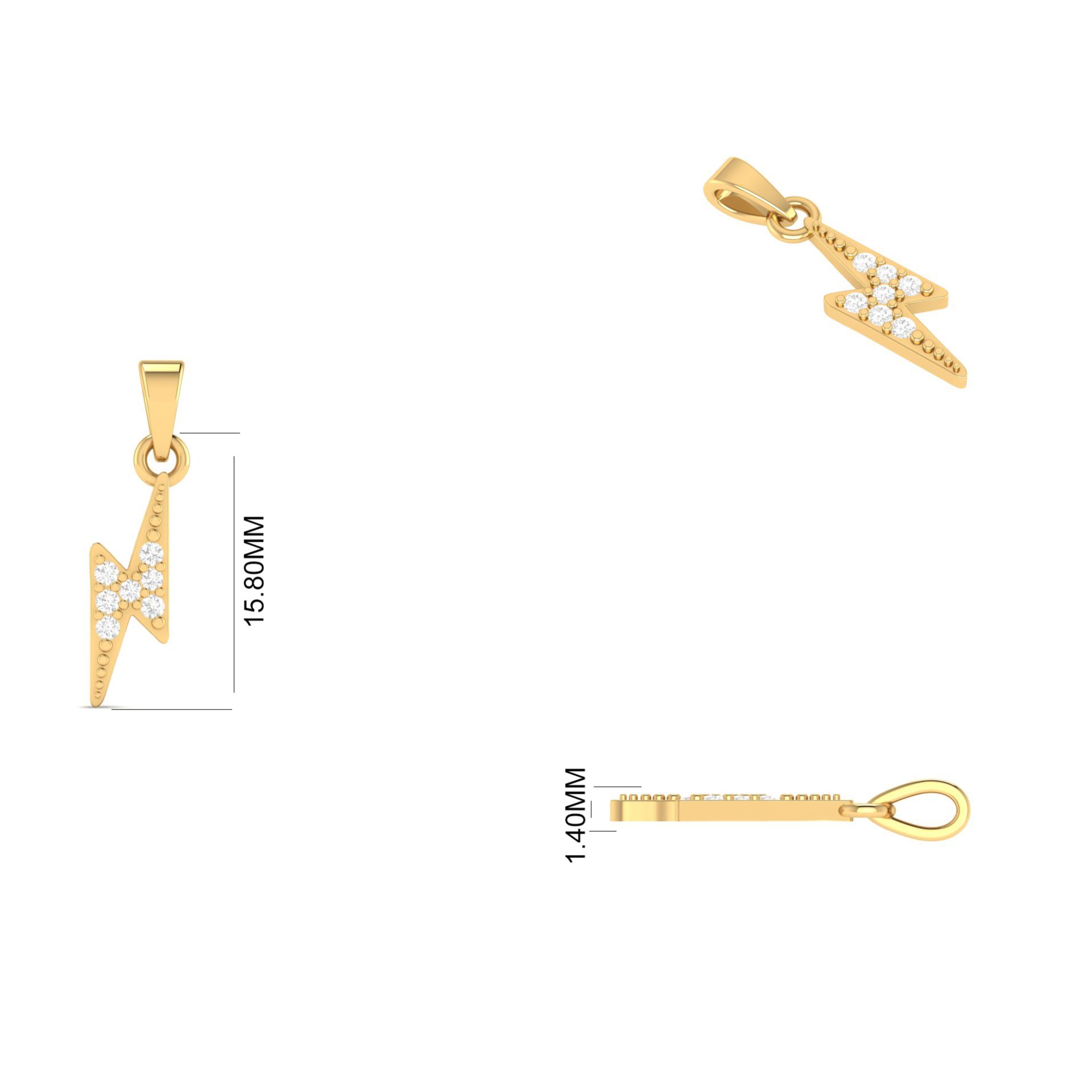 Moissanite Lightning B...