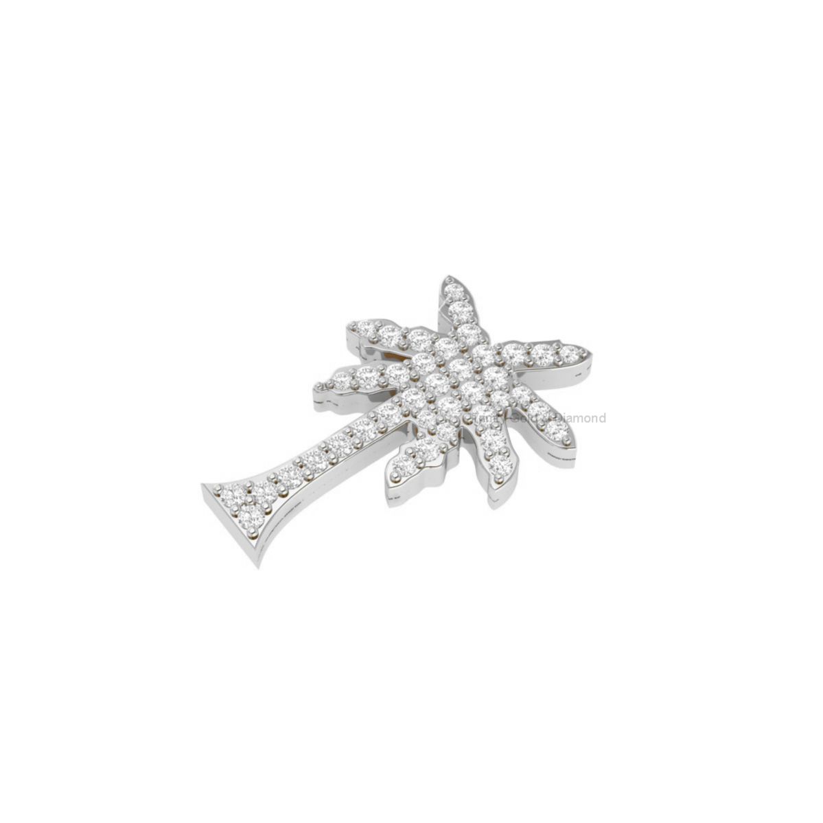 Palm Tree Moissanite P...