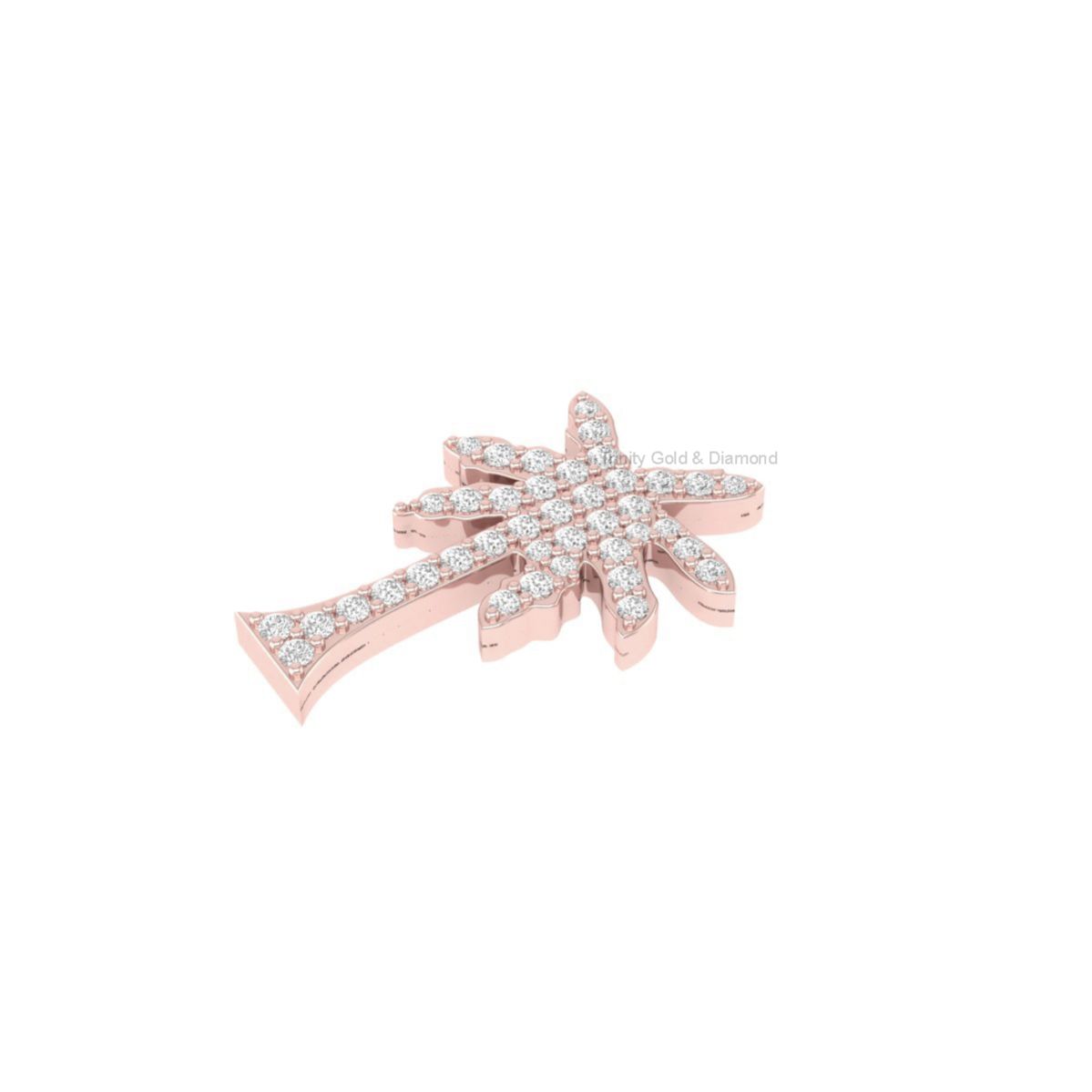 Palm Tree Moissanite P...