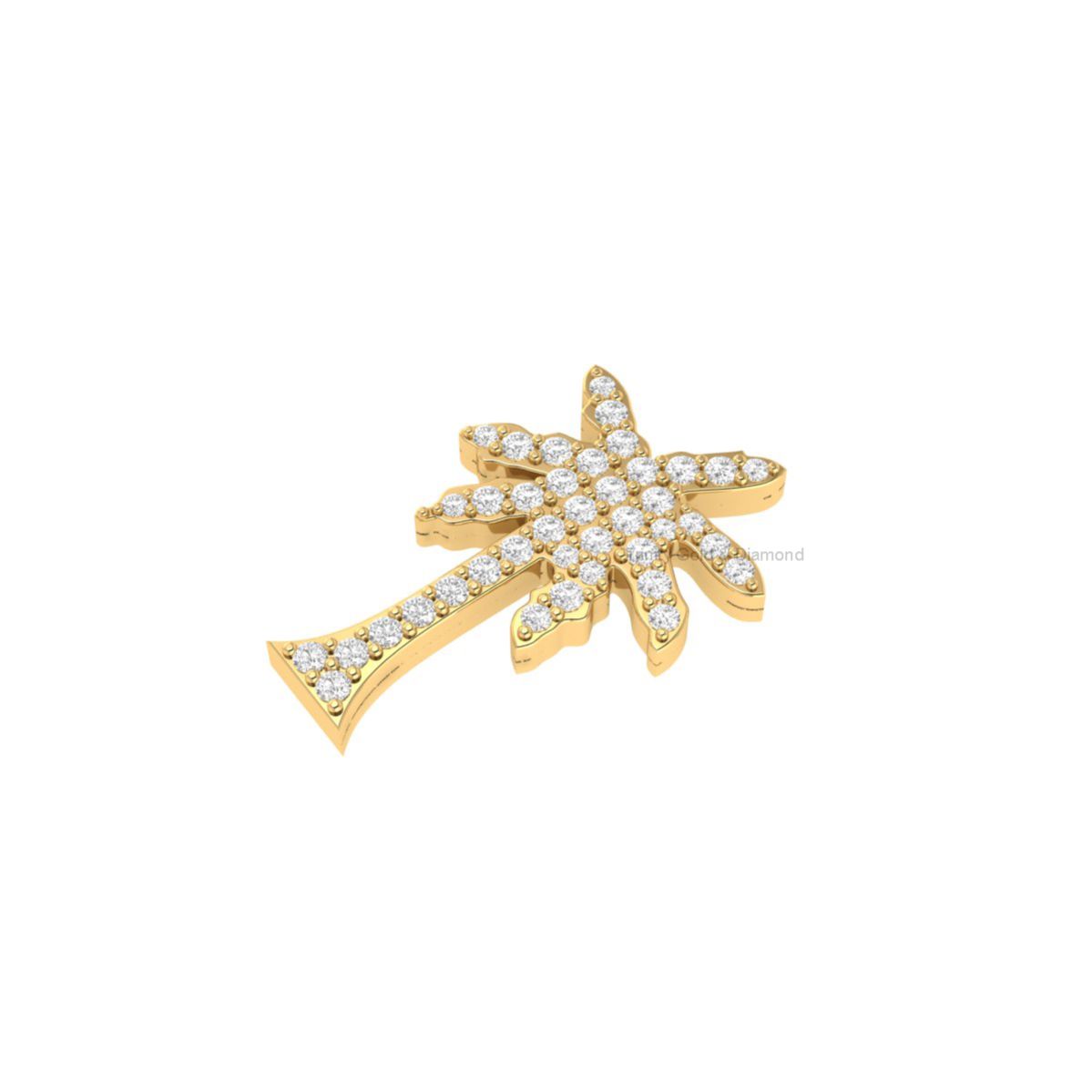 Palm Tree Moissanite P...