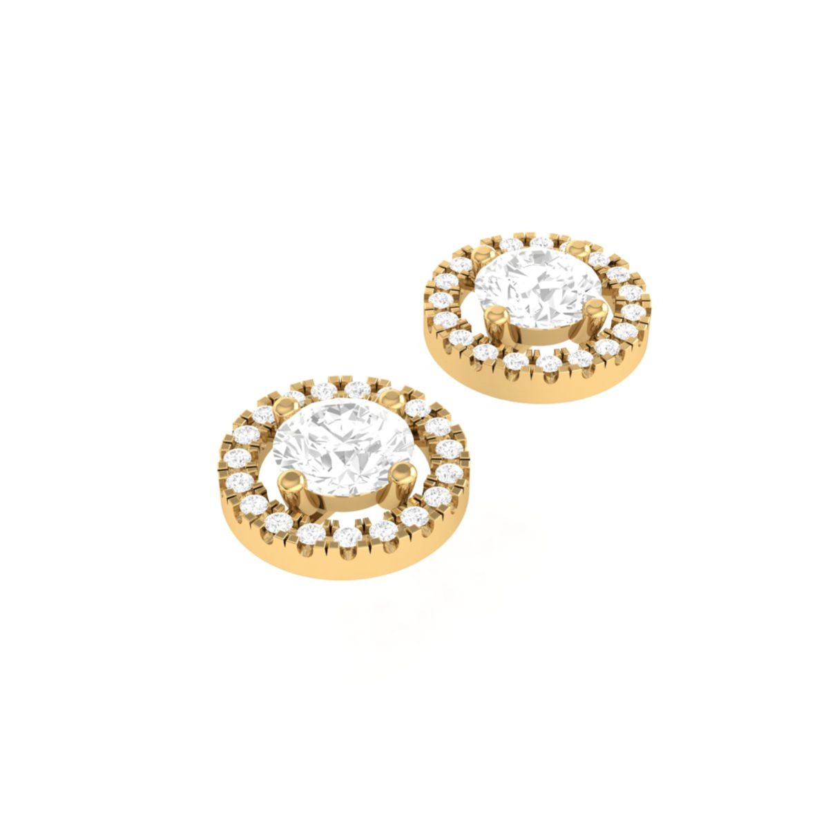 Round Cut Moissanite D...