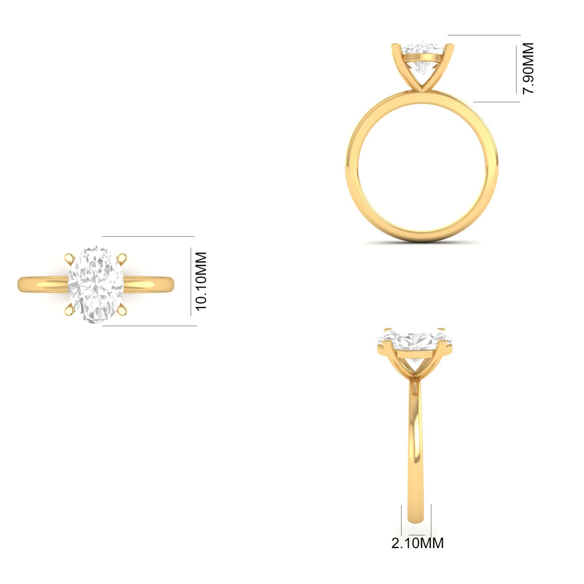 Solitaire Engagement 9...