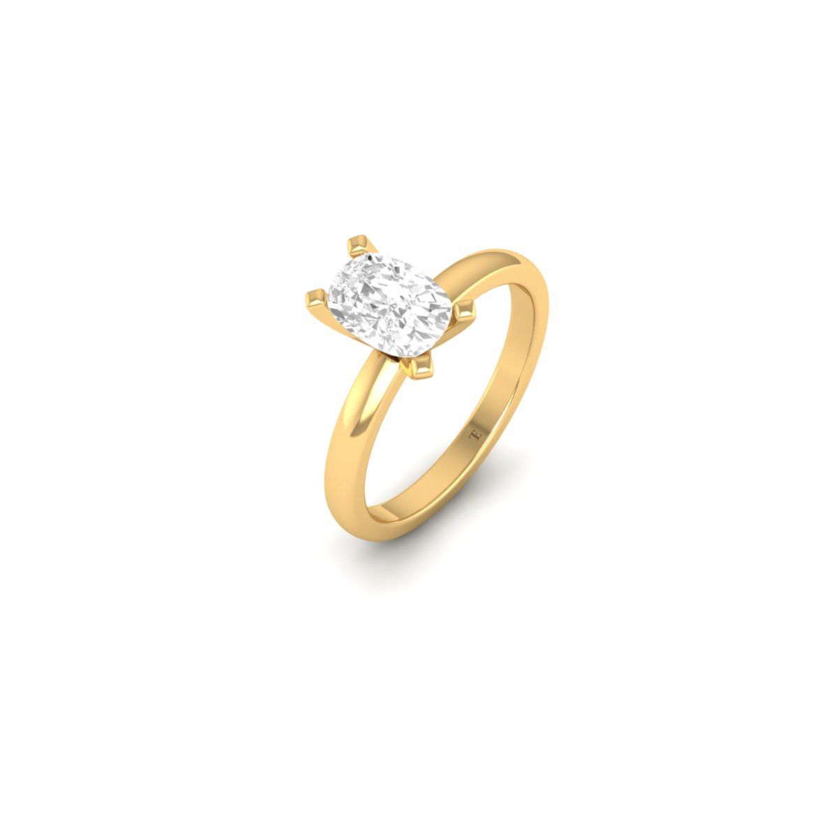 Solitaire Engagement W...