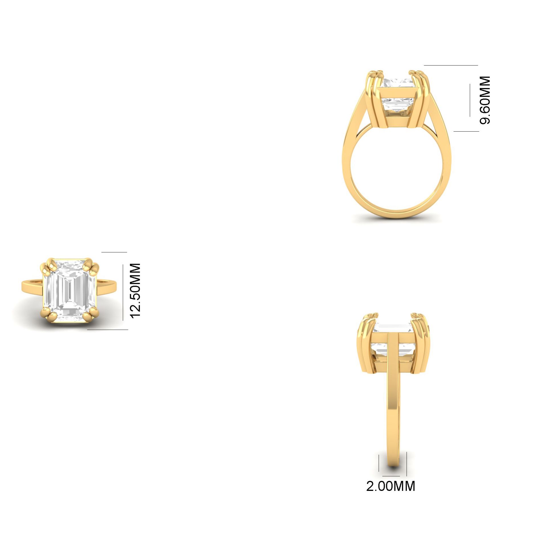 Solitiare Engagement W...