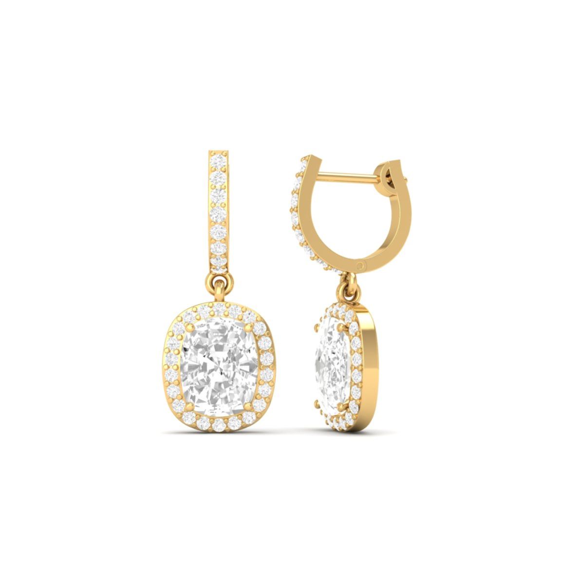 Cushion Cut Moissanite...