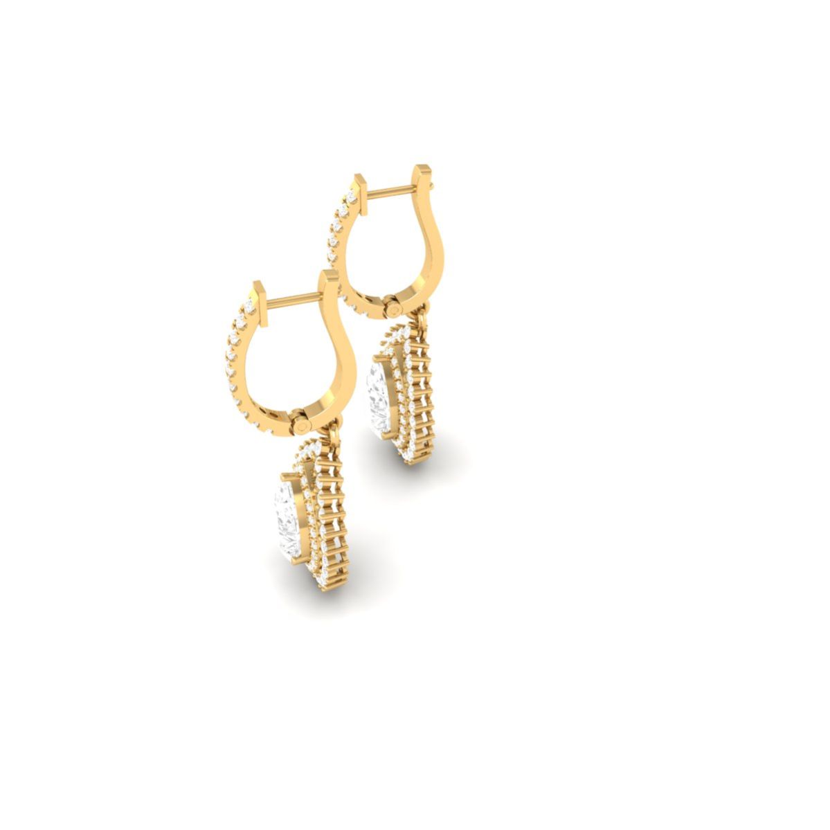 Pear Cut Double Halo M...