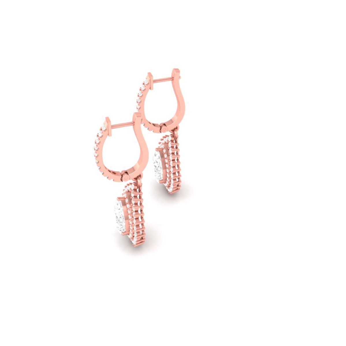 Pear Cut Double Halo M...