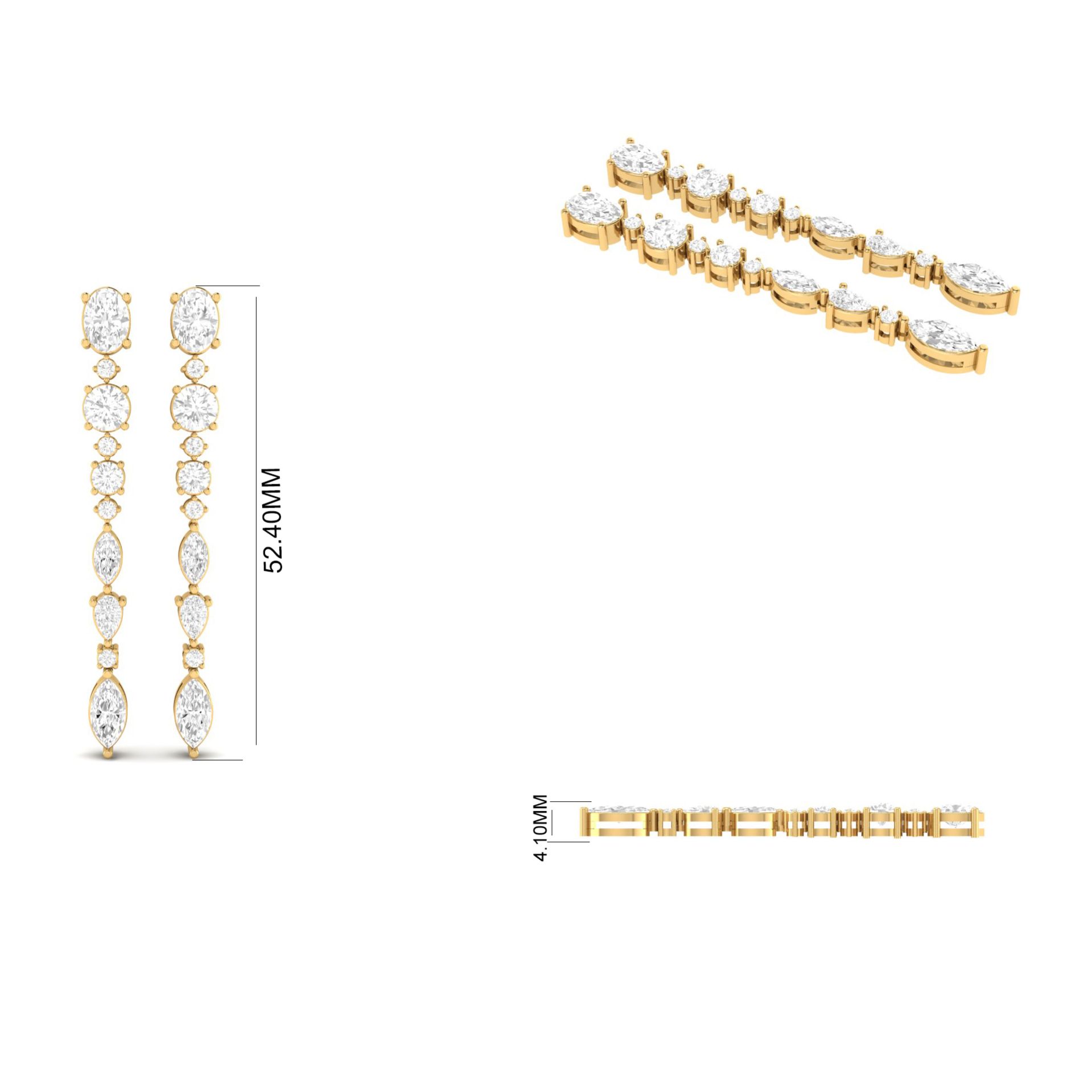 Multi Shape Moissanite...